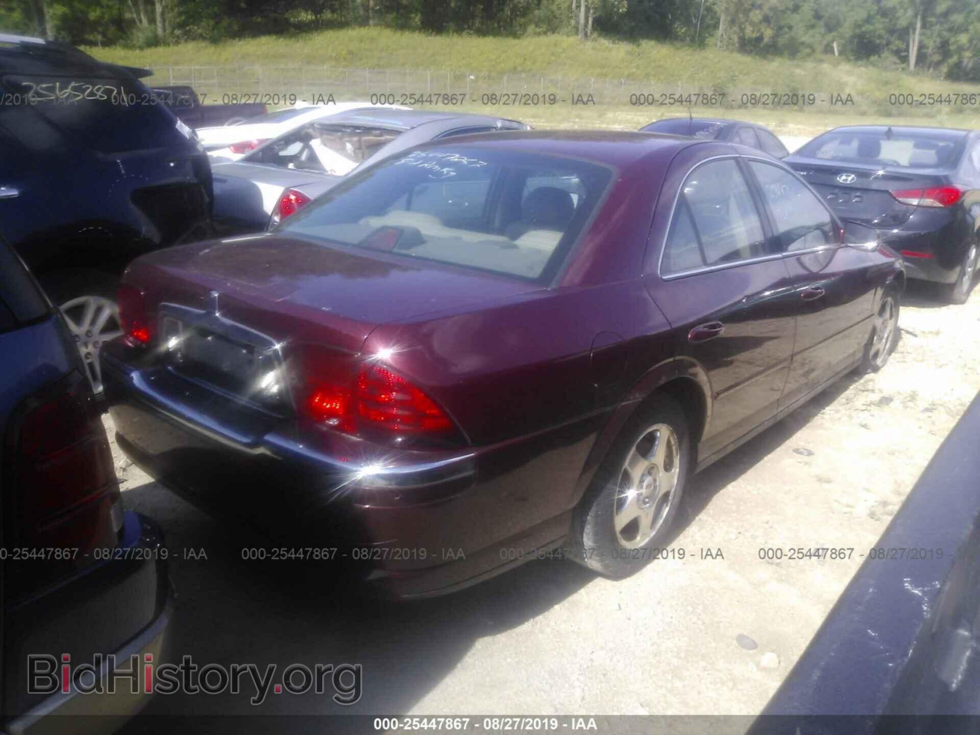 2001 LINCOLN LS - VIN: 1LNHM86SX1Y721018 - Фото 4