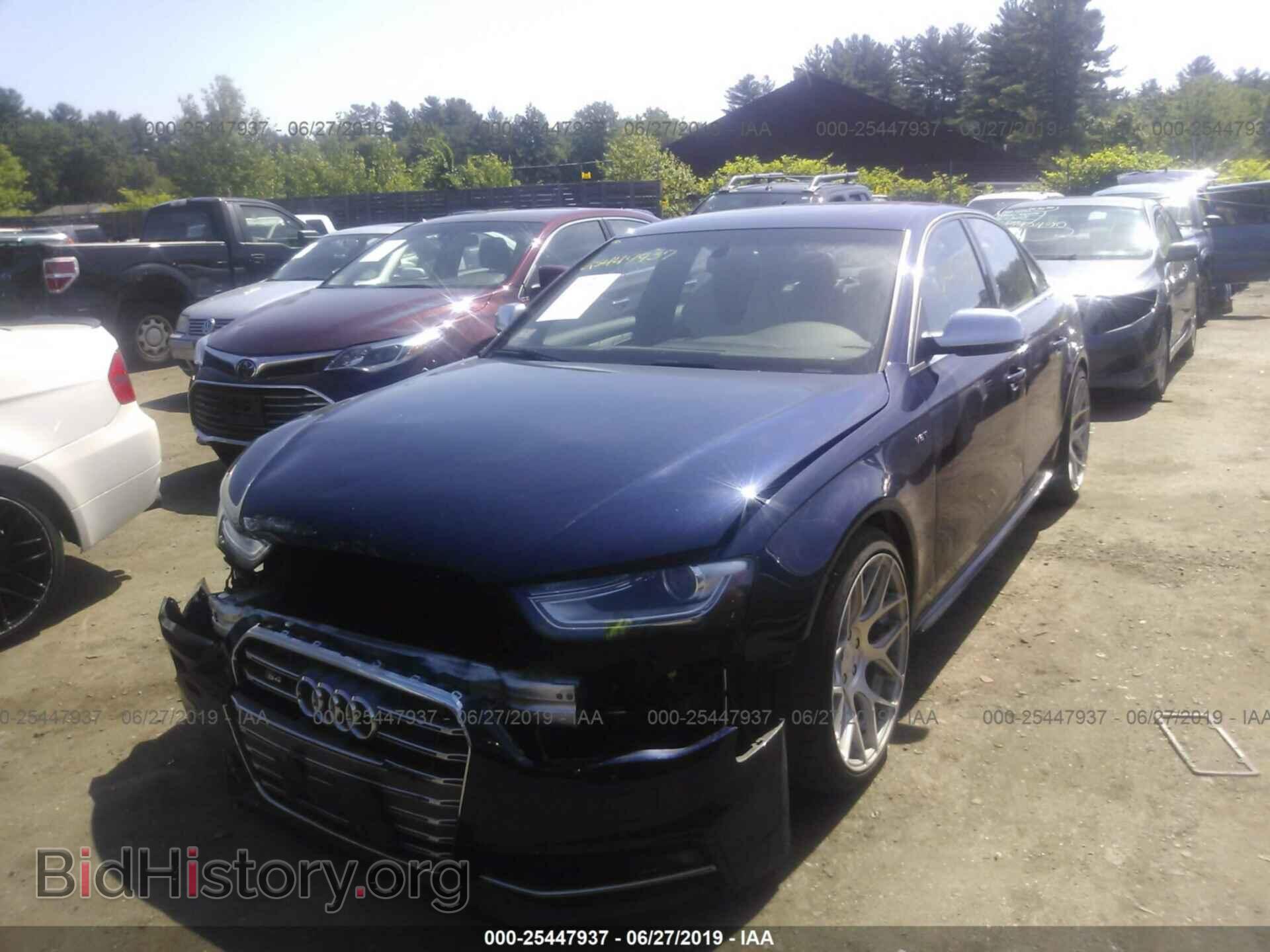 2013 AUDI S4 - VIN: WAUDGAFL4DA138237 - Фото 2