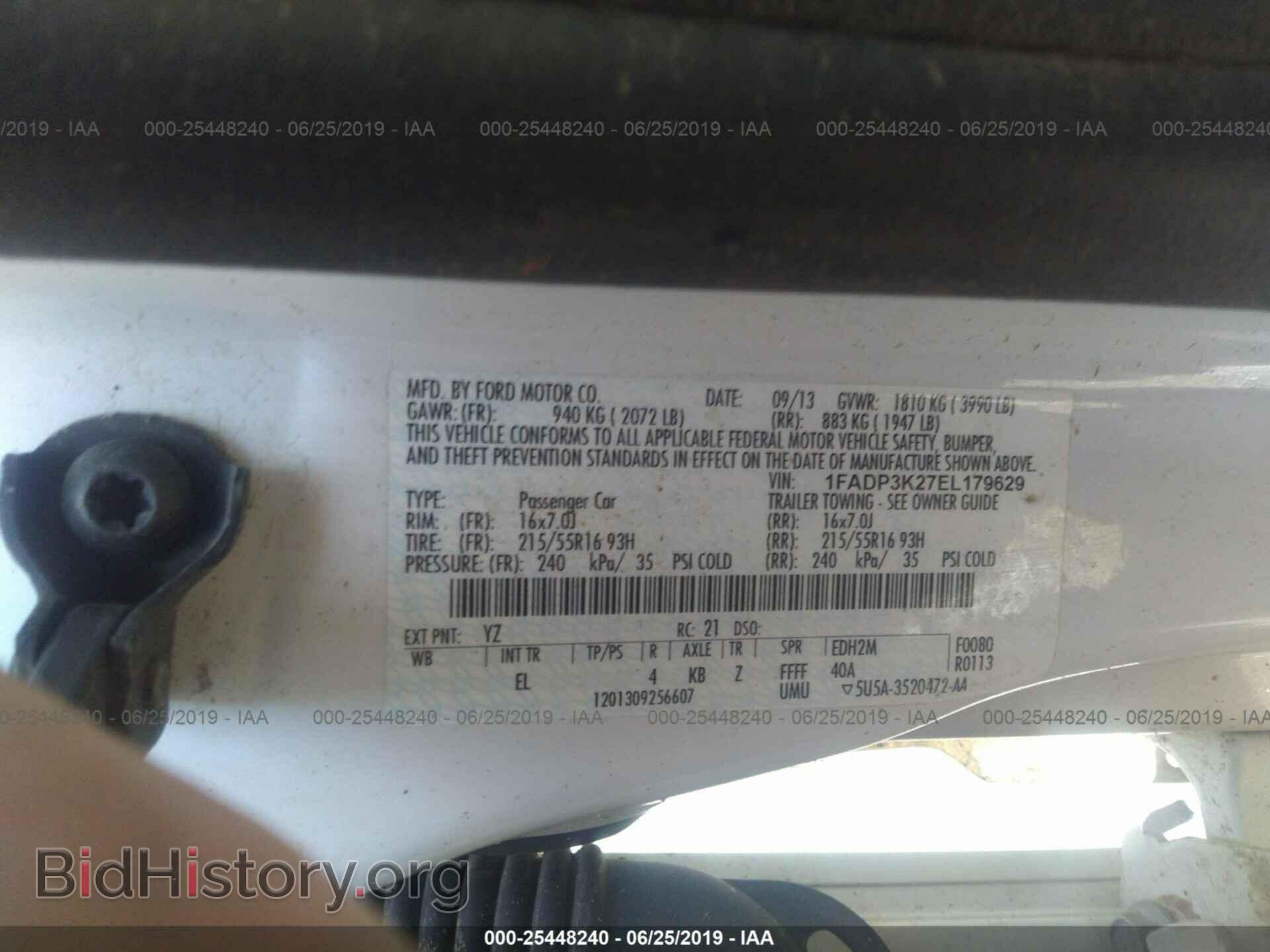 2014 FORD FOCUS - VIN: 1FADP3K27EL179629 - Photo 9