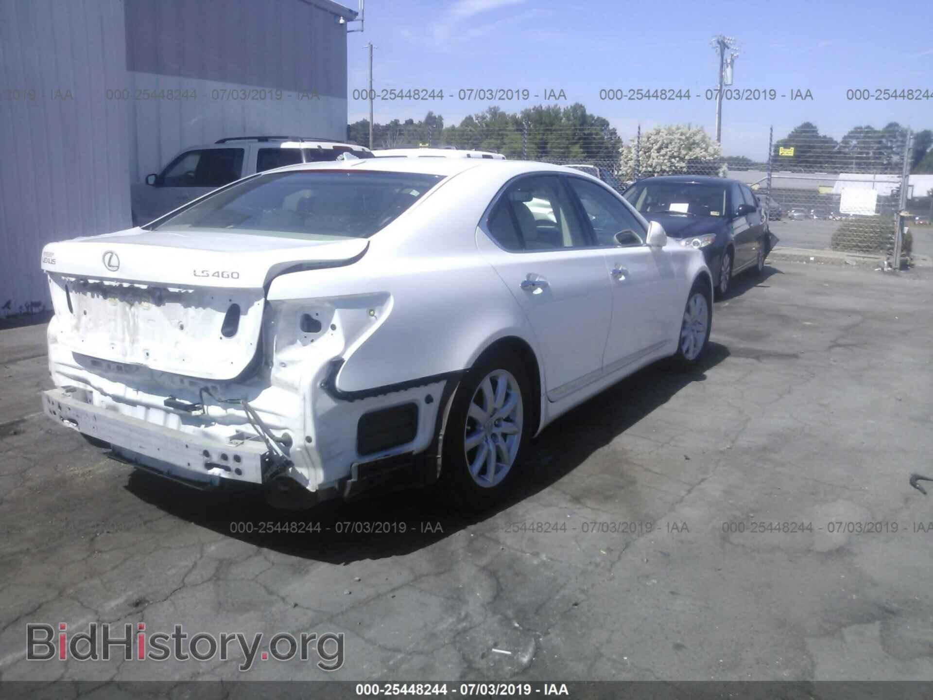 2007 LEXUS LS - VIN: JTHBL46F975030080 - Photo 4