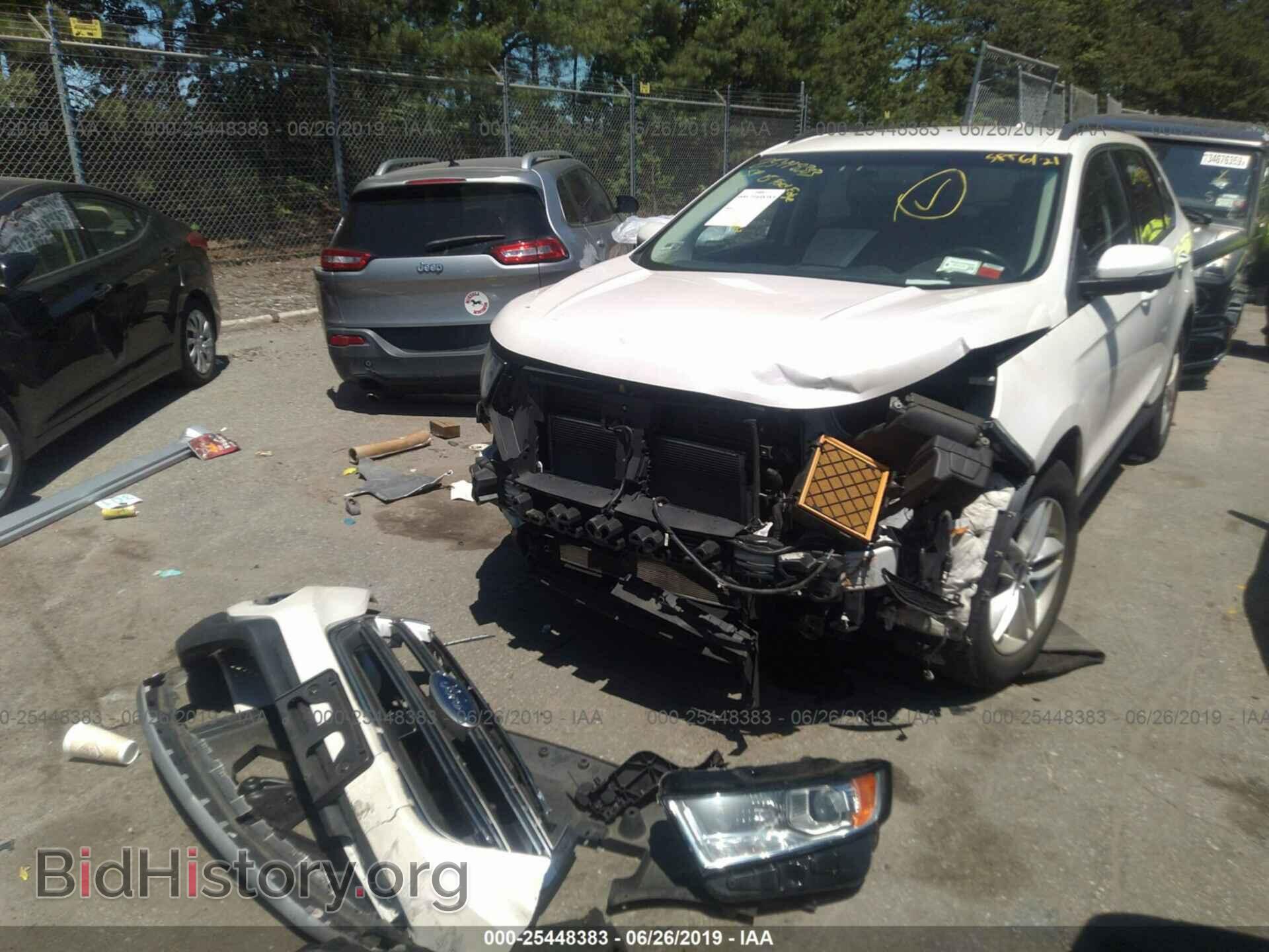 2015 FORD EDGE - VIN: 2FMTK4J80FBB01822 - Фото 2