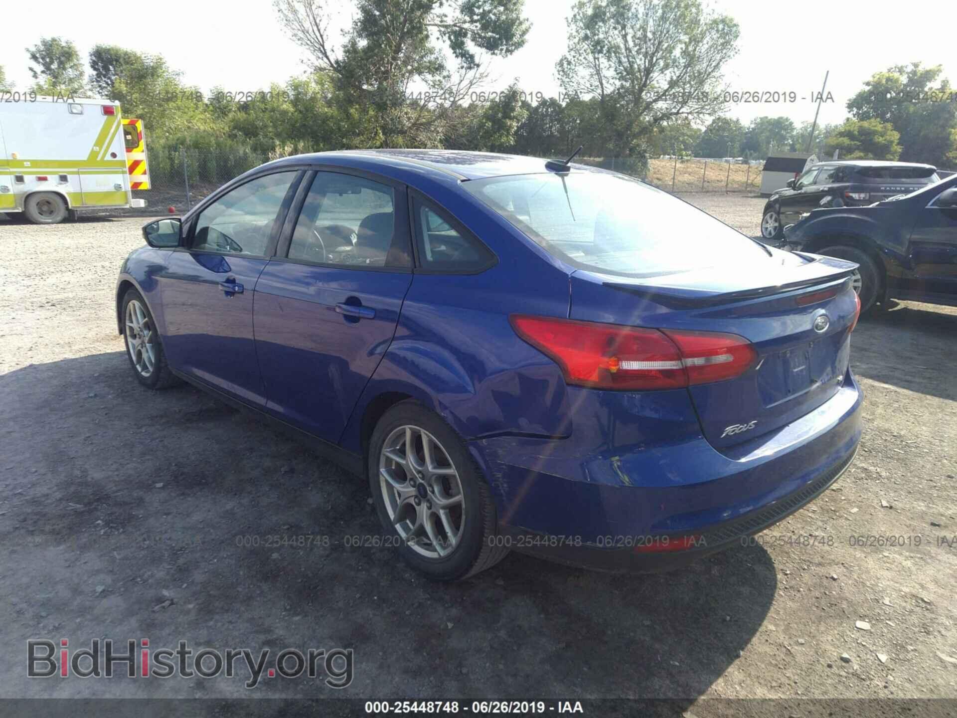 2015 FORD FOCUS - VIN: 1FADP3F26FL365075 - Фото 3