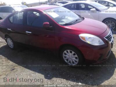 2013 Nissan VERSA, red — VIN 3N1CN7AP8DL856984, IAAI