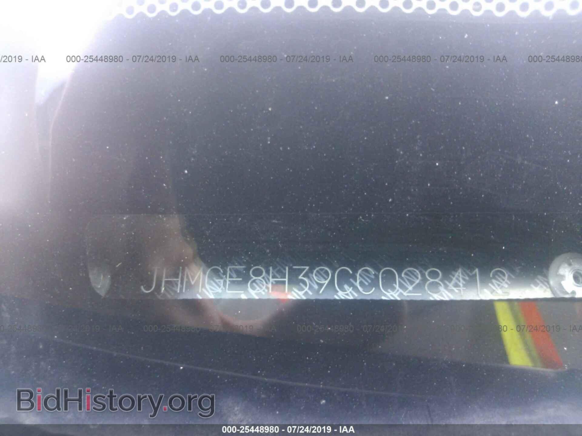 2012 HONDA FIT - VIN: JHMGE8H39CC028412 - Фото 9
