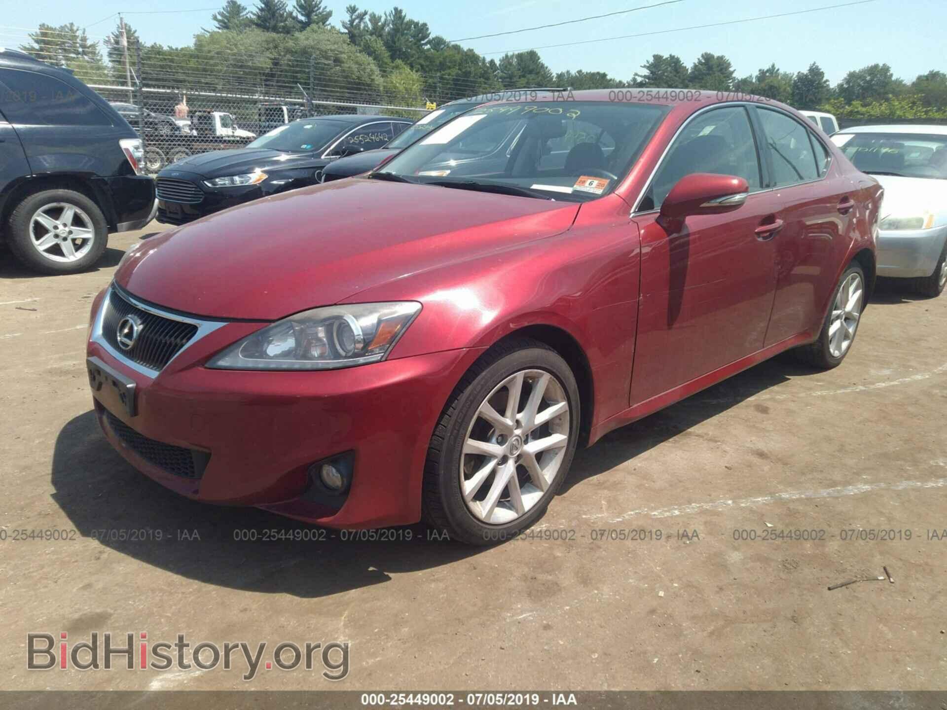 2011 LEXUS IS - VIN: JTHCF5C26B5047740 - Фото 2