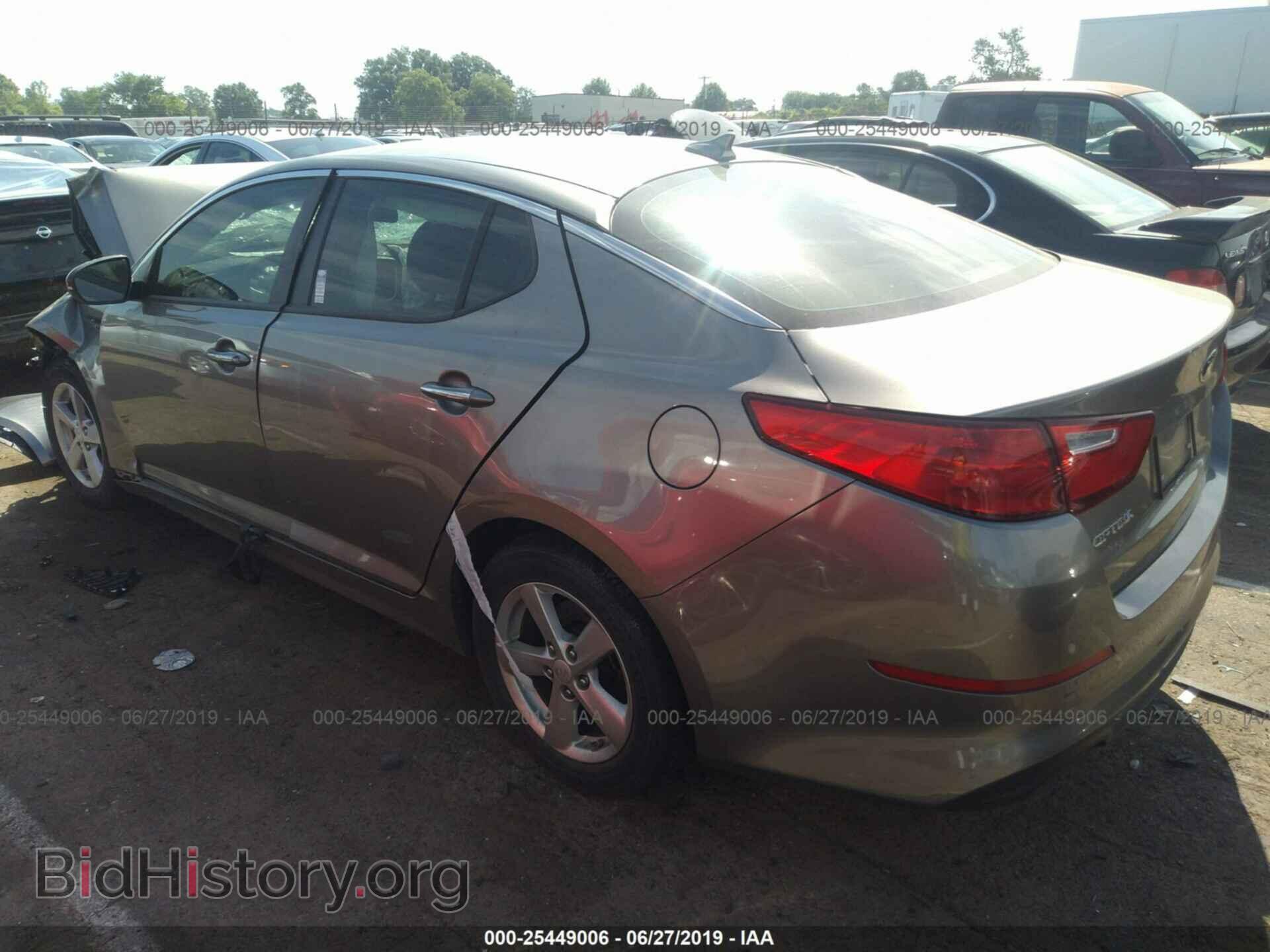 2015 KIA OPTIMA - VIN: 5XXGM4A70FG486967 - Фото 3