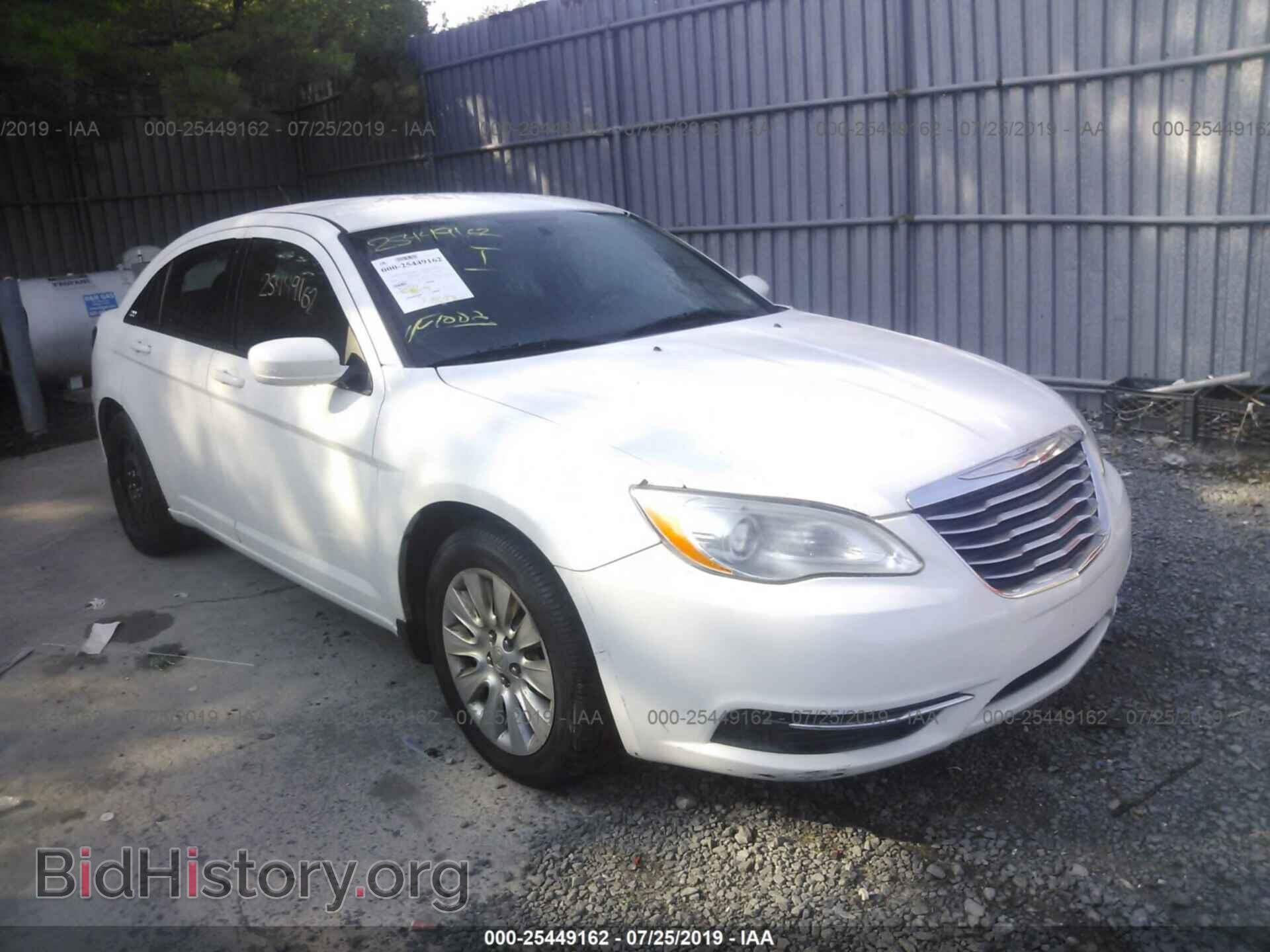 Фотография 1C3CCBAGXCN172172 - CHRYSLER 200 2012