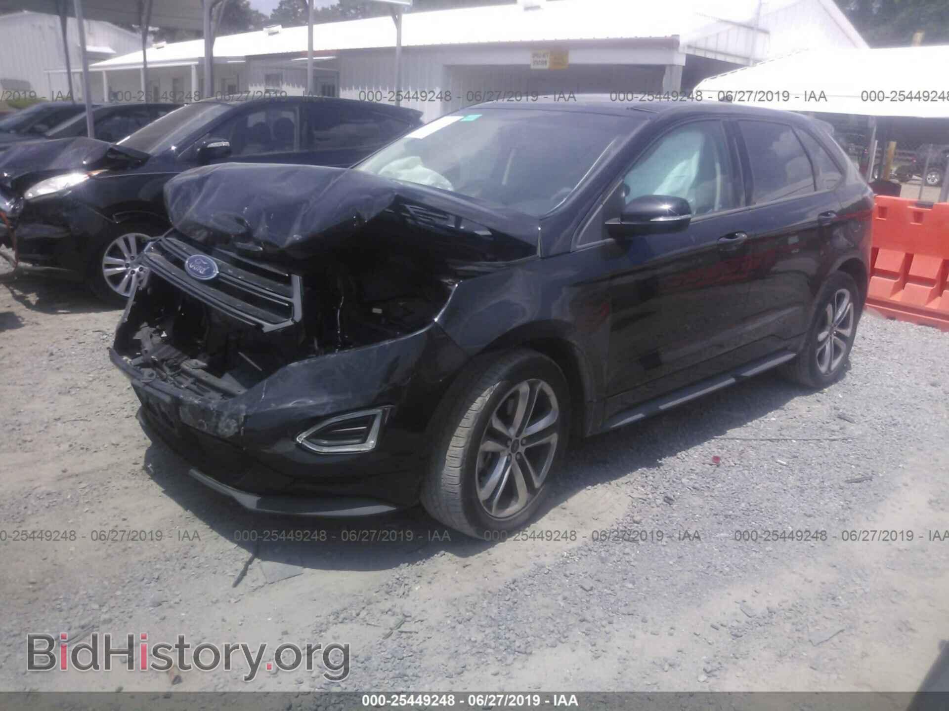 2015 FORD EDGE - VIN: 2FMTK4AP7FBB24215 - Фото 2