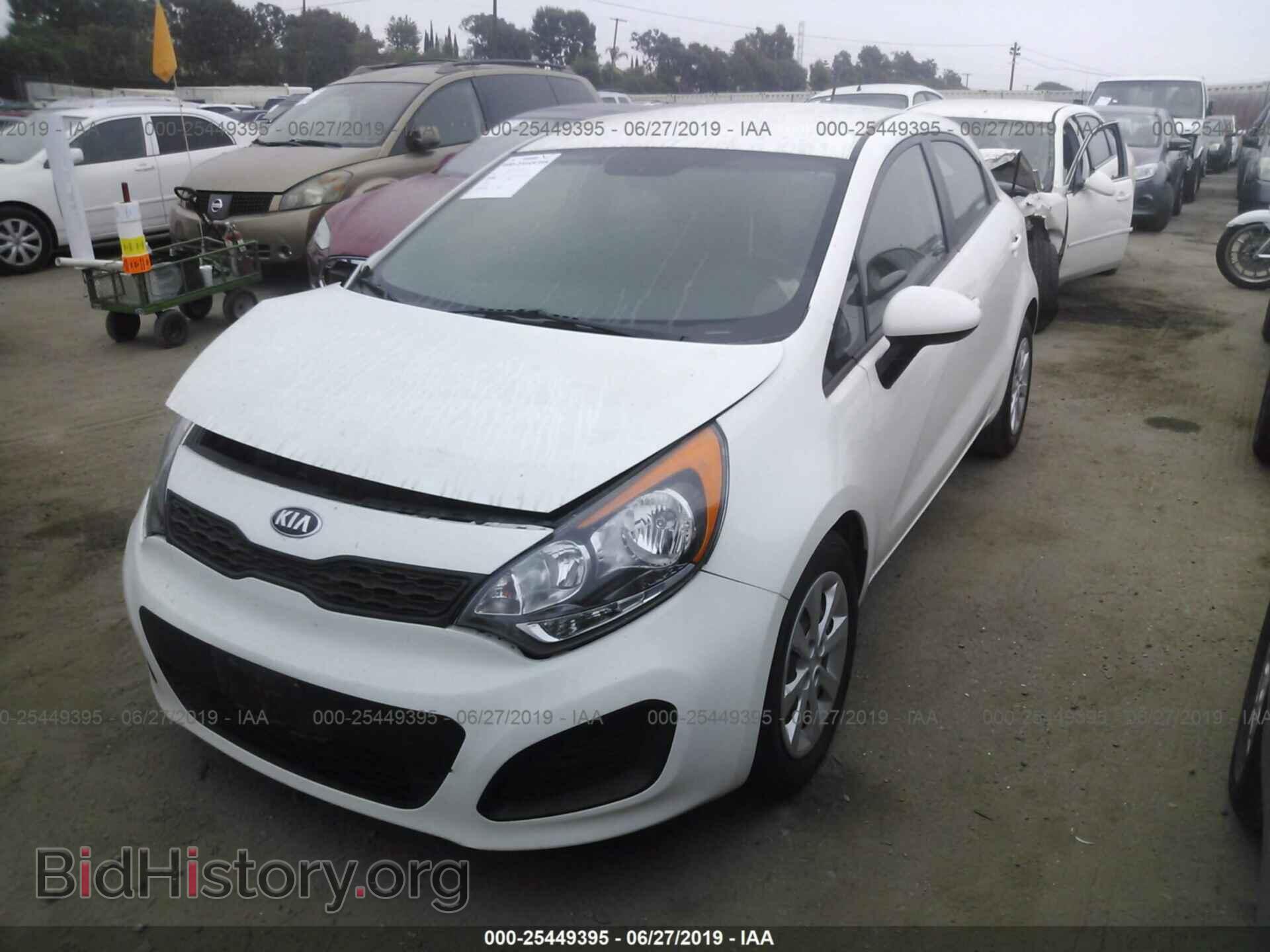 2015 KIA RIO - VIN: KNADM5A36F6445647 - Фото 2