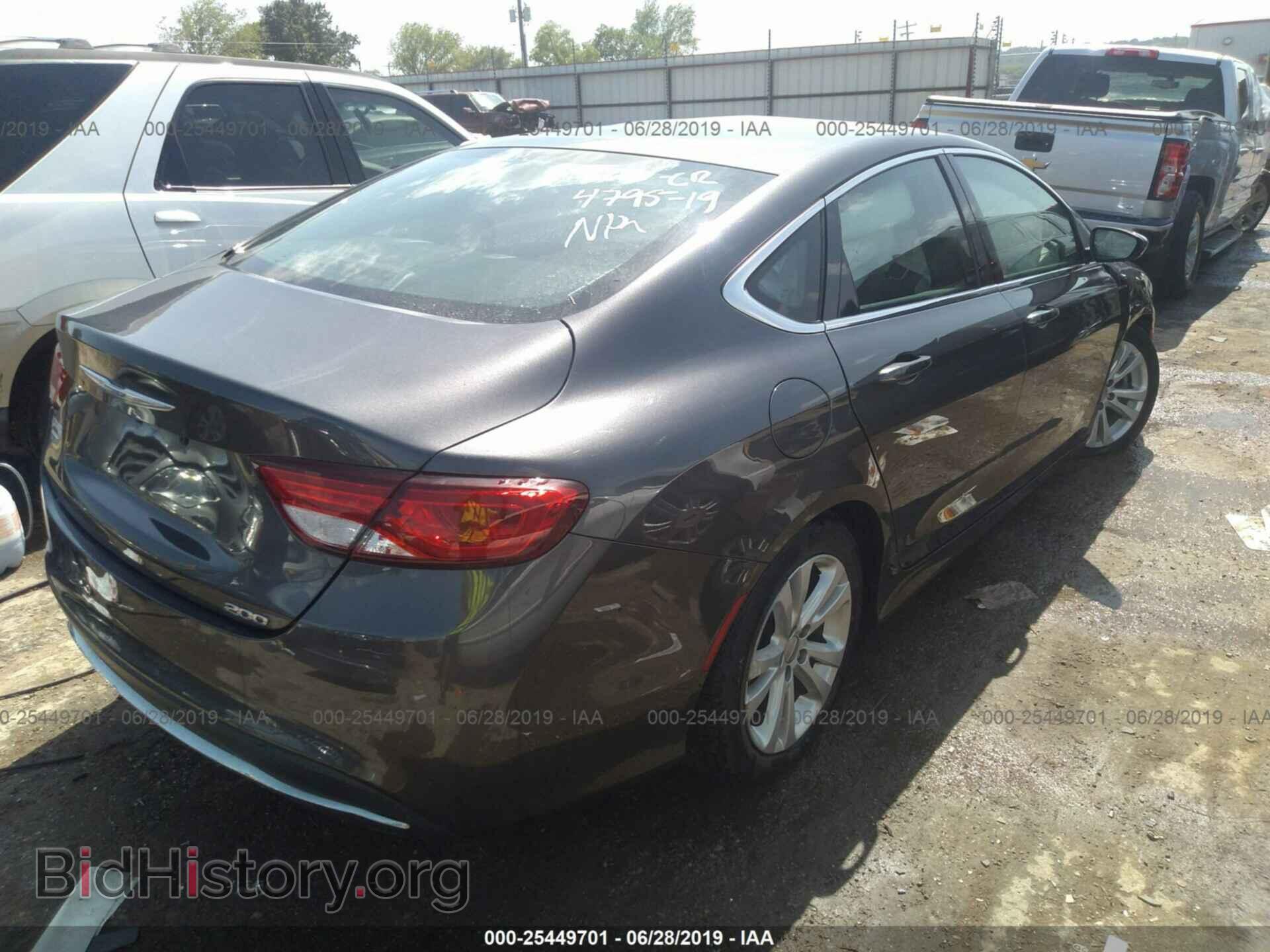 2016 CHRYSLER 200 - VIN: 1C3CCCAB6GN170290 - Фото 4