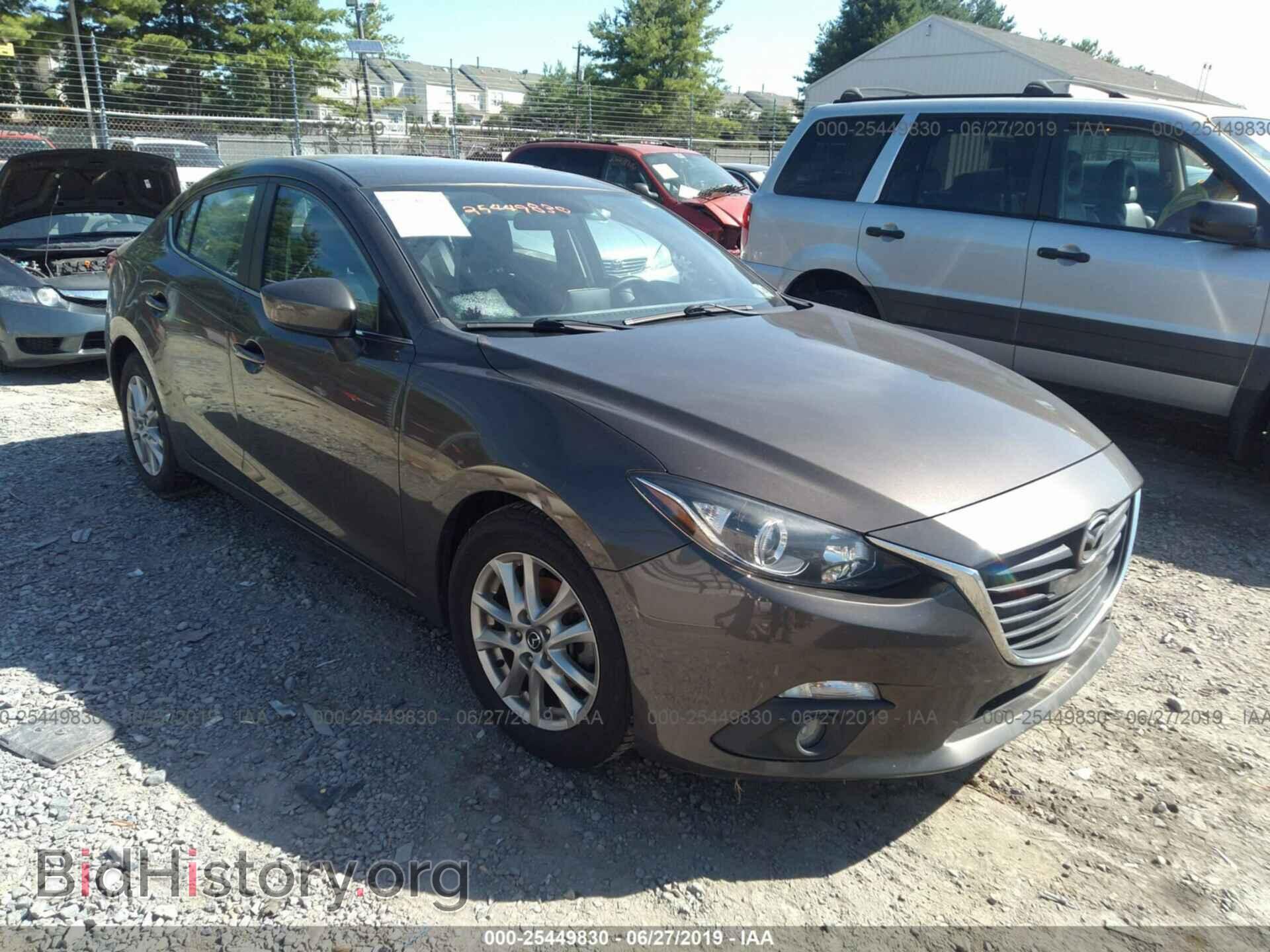 Фотография JM1BM1V73F1222429 - MAZDA 3 2015