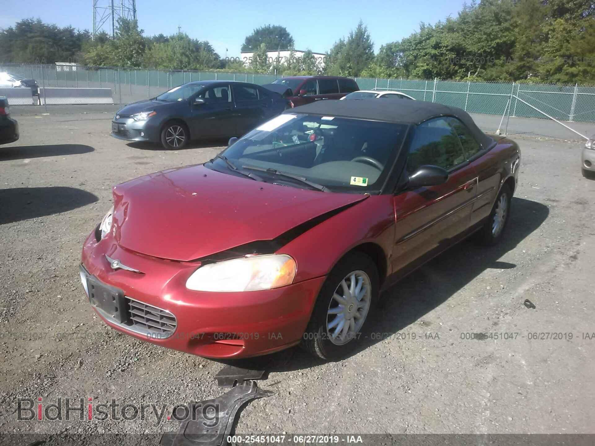 2002 CHRYSLER SEBRING - VIN: 1C3EL45R92N178205 - Фото 2