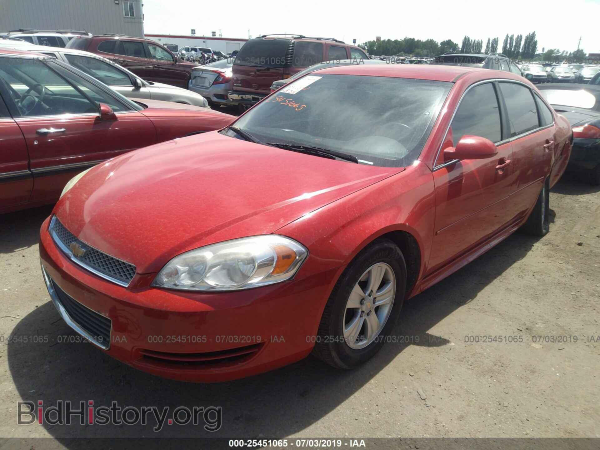 2013 CHEVROLET IMPALA - VIN: 2G1WF5E3XD1228776 - Фото 2
