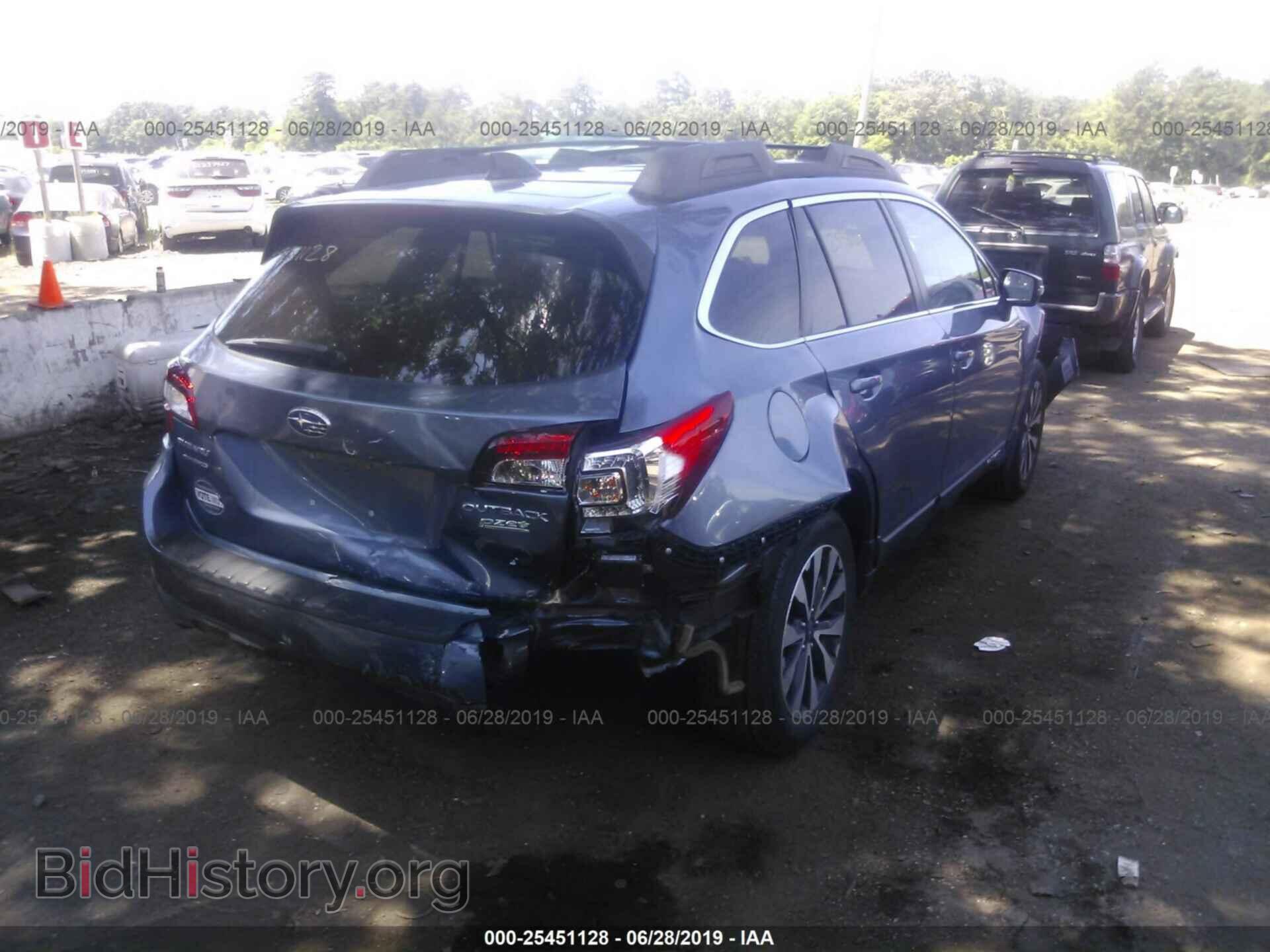 2016 SUBARU OUTBACK - VIN: 4S4BSALC8G3204743 - Фото 4