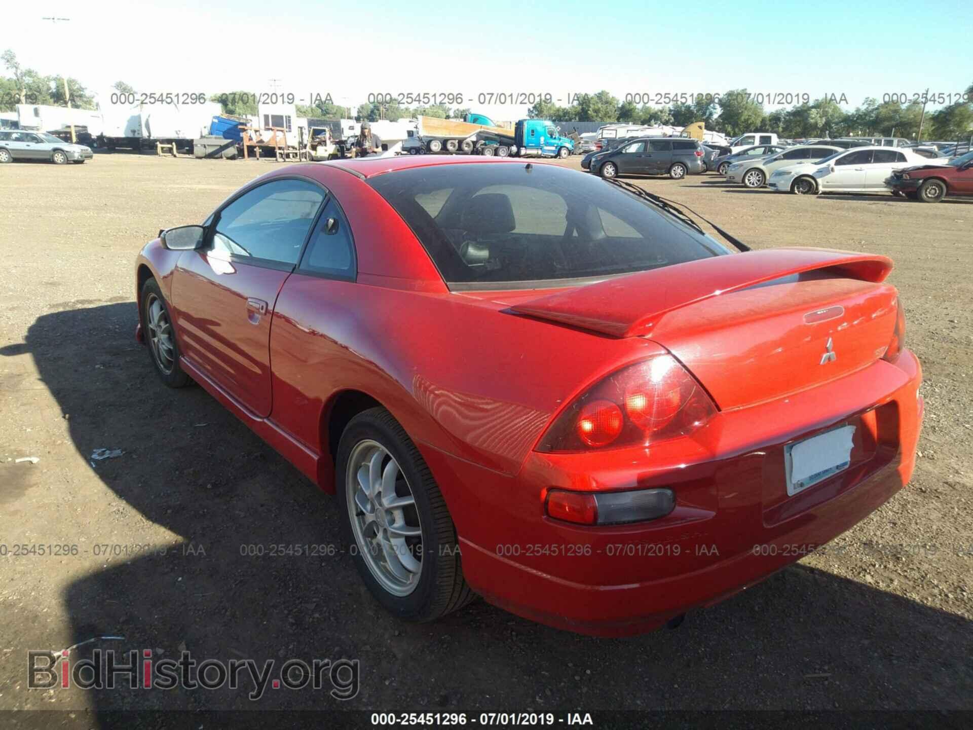 2002 MITSUBISHI ECLIPSE - VIN: 4A3AC54H12E029311 - Фото 3