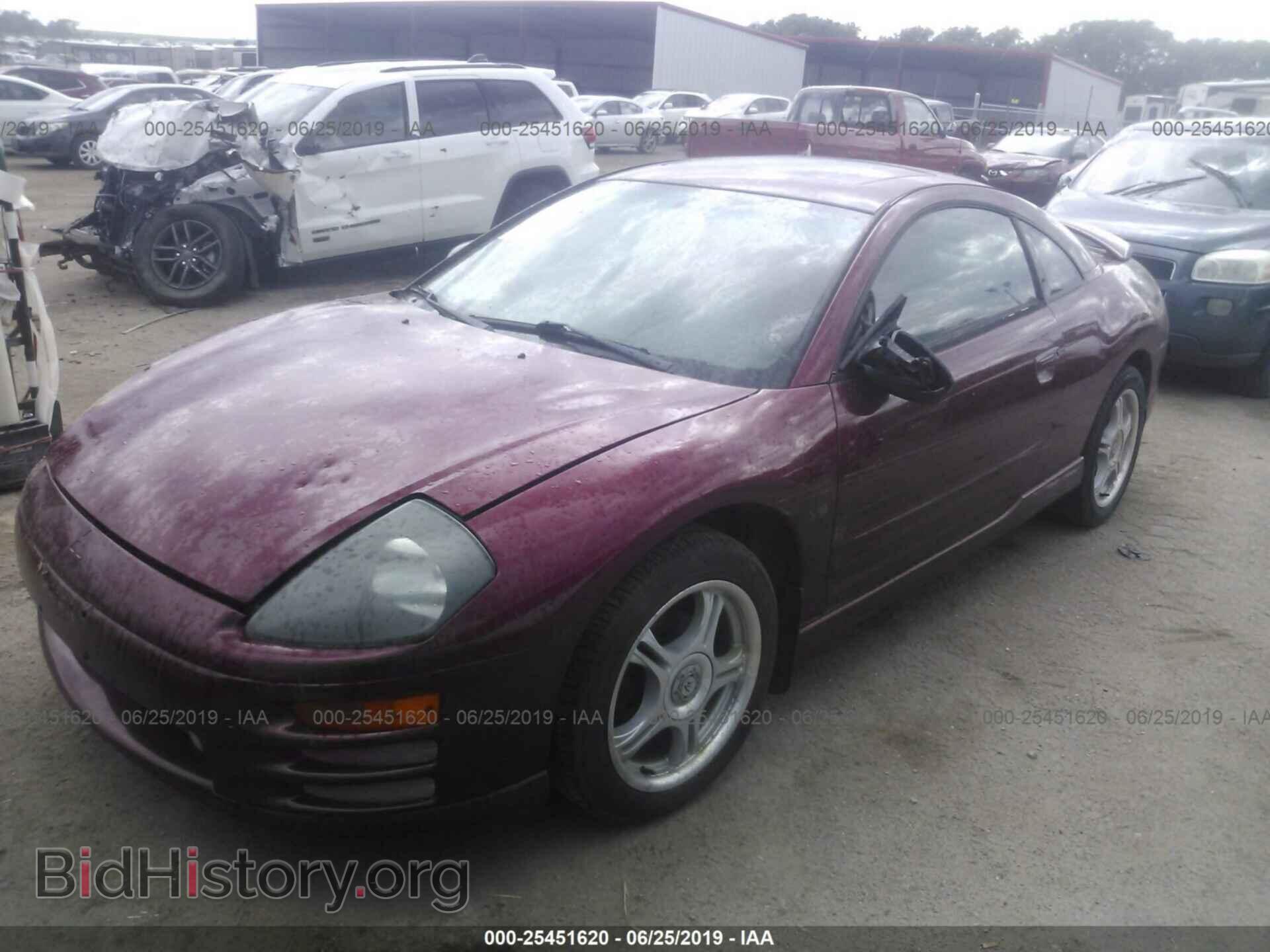 2000 MITSUBISHI ECLIPSE - VIN: 4A3AC54L5YE082932 - Фото 2
