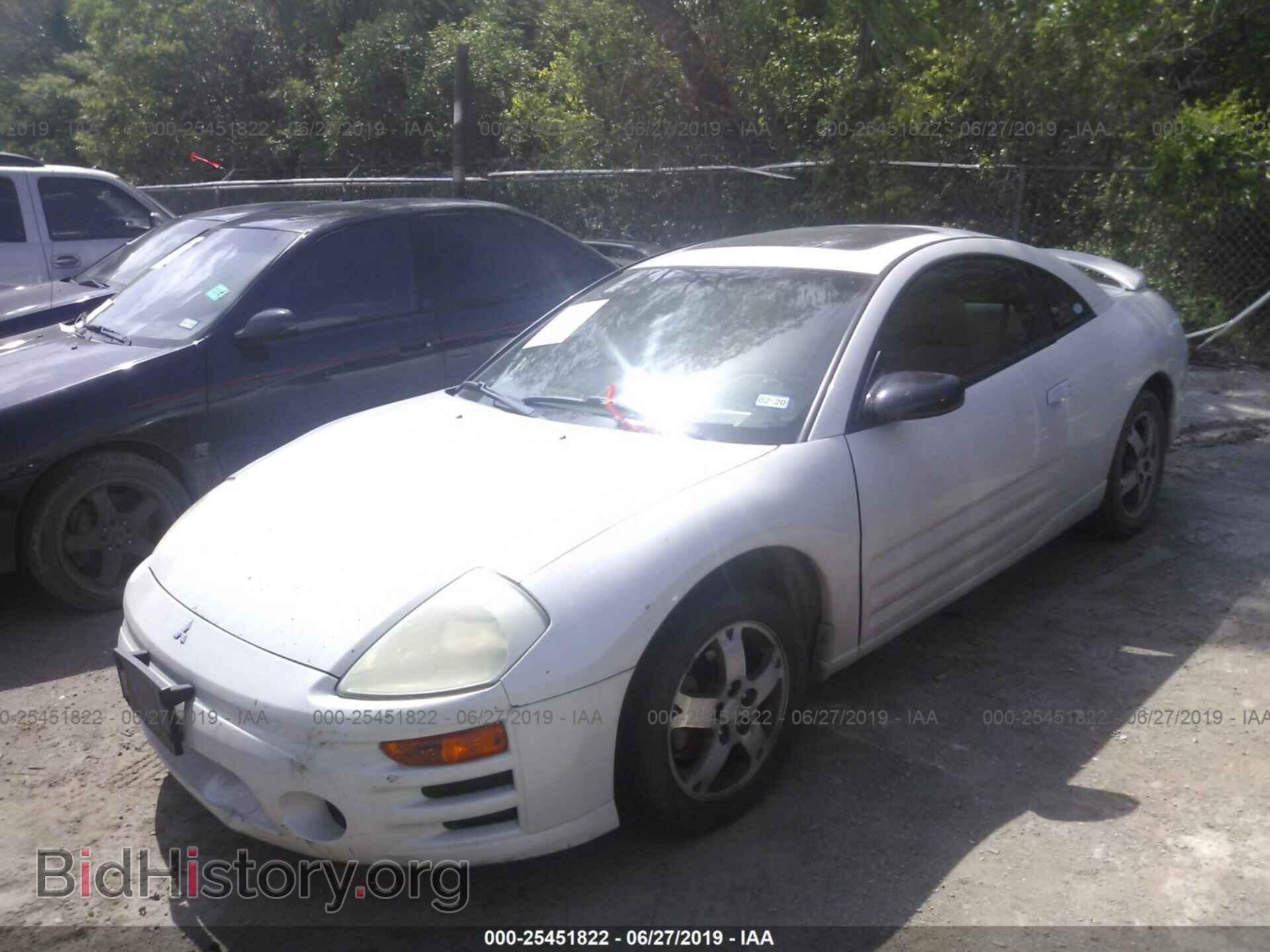 2003 MITSUBISHI ECLIPSE - VIN: 4A3AC44G13E063736 - Фото 2