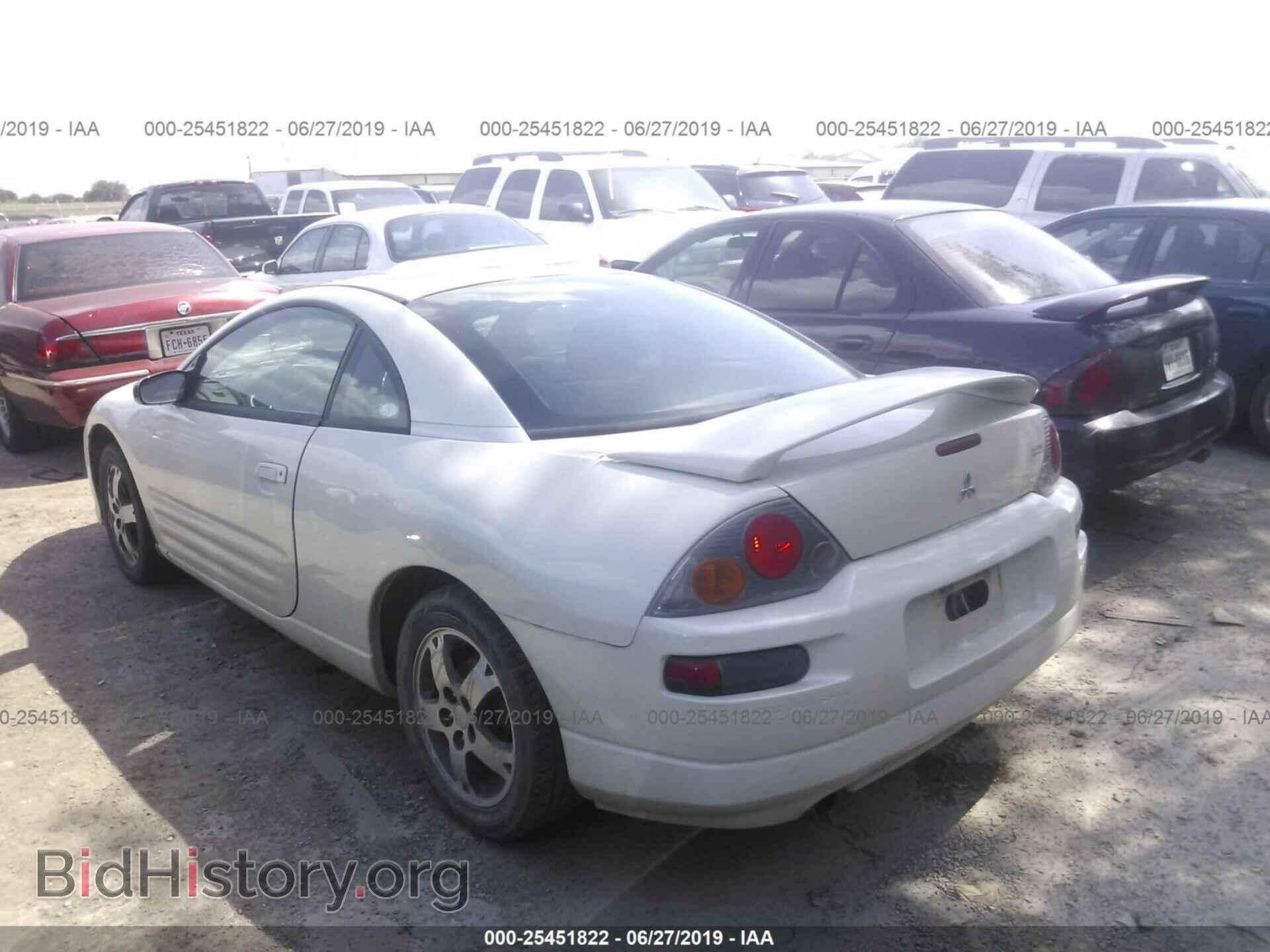 2003 MITSUBISHI ECLIPSE - VIN: 4A3AC44G13E063736 - Фото 3