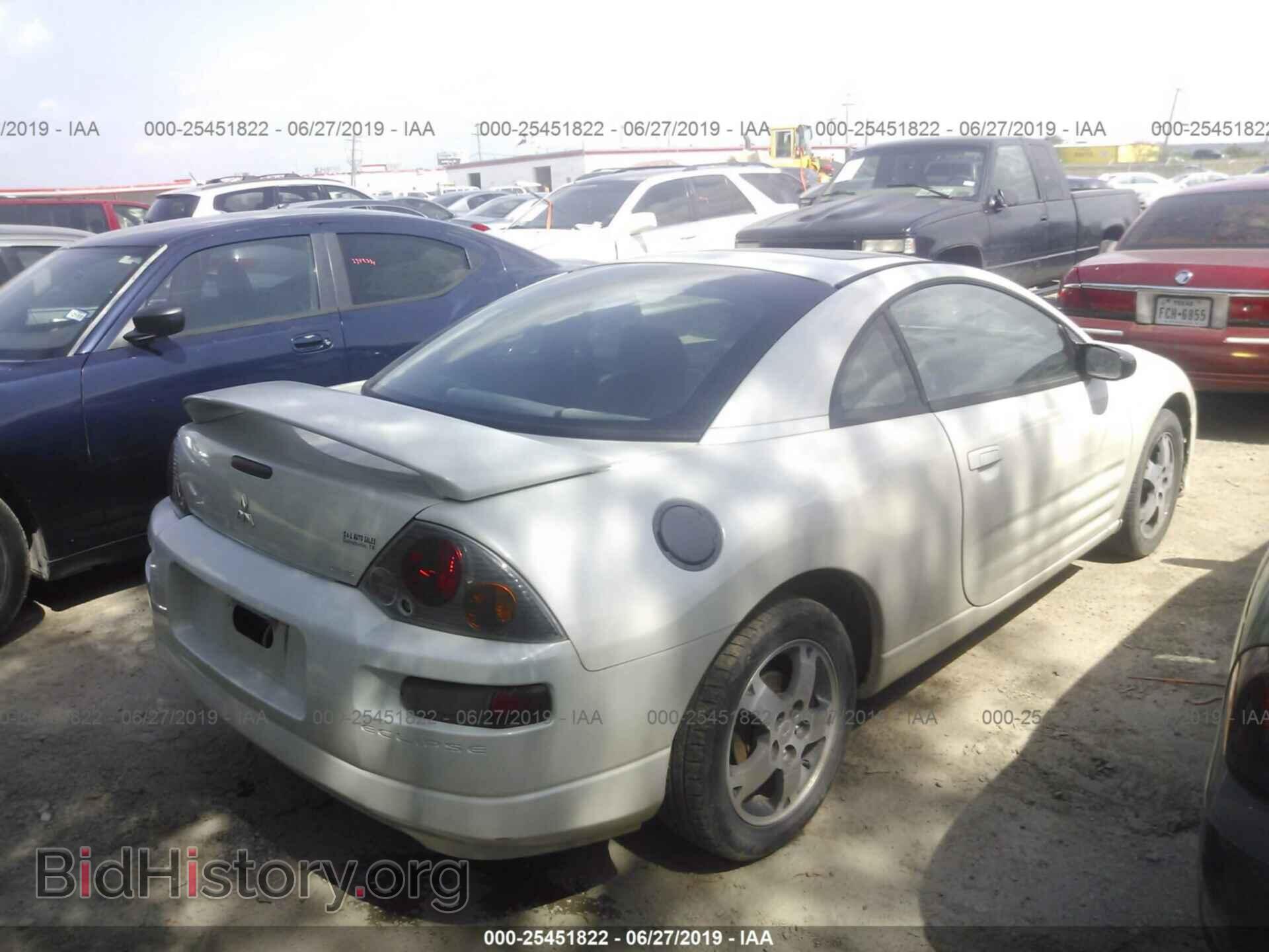 2003 MITSUBISHI ECLIPSE - VIN: 4A3AC44G13E063736 - Фото 4