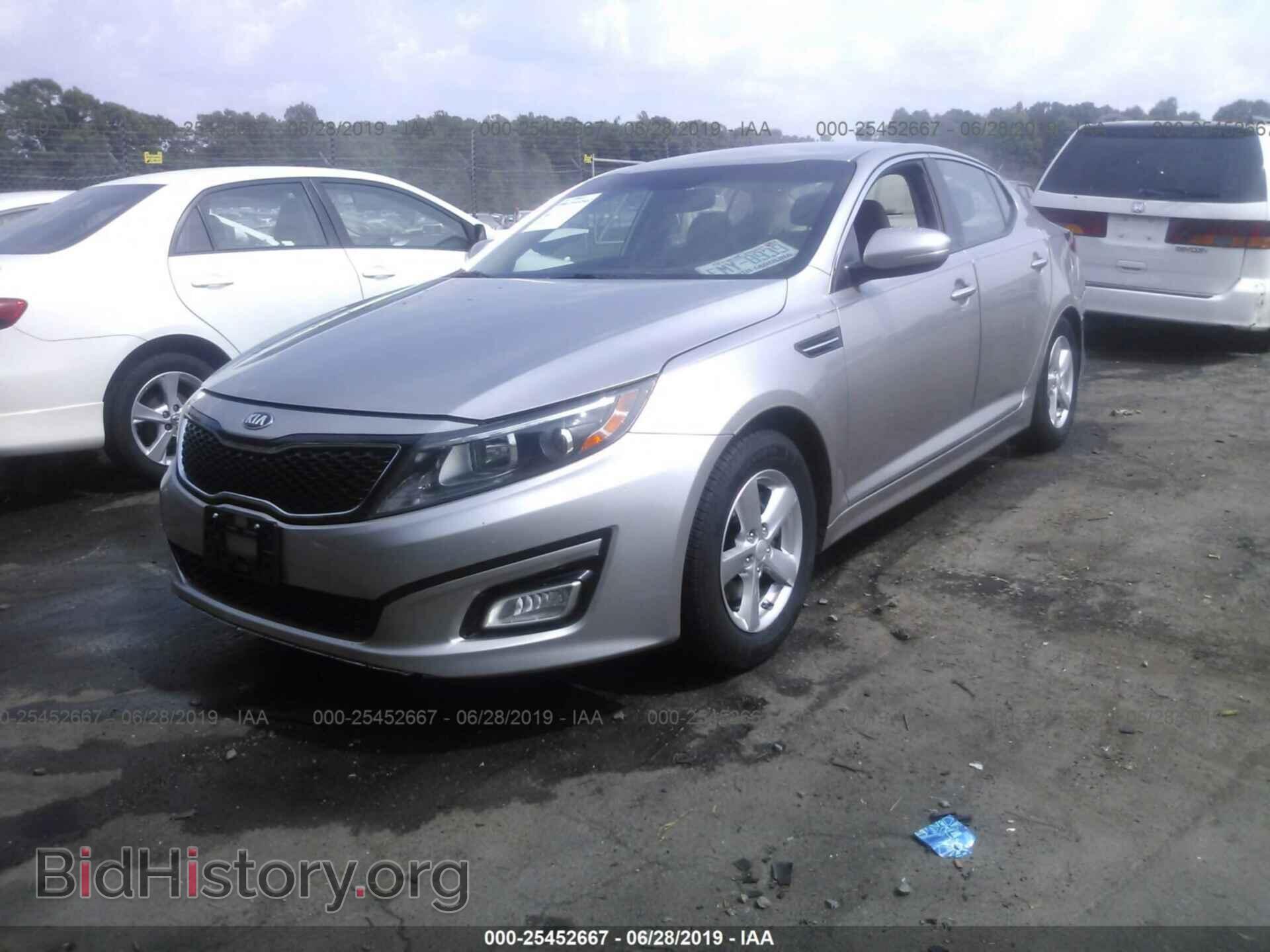 2014 KIA OPTIMA - VIN: KNAGM4A78E5466353 - Фото 2