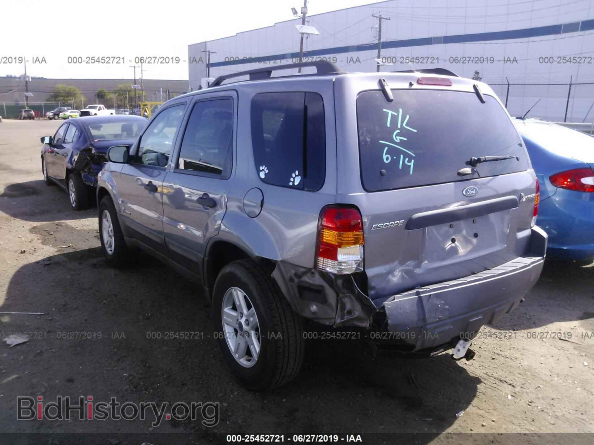 2007 FORD ESCAPE - VIN: 1FMCU59H77KC03940 - Фото 3