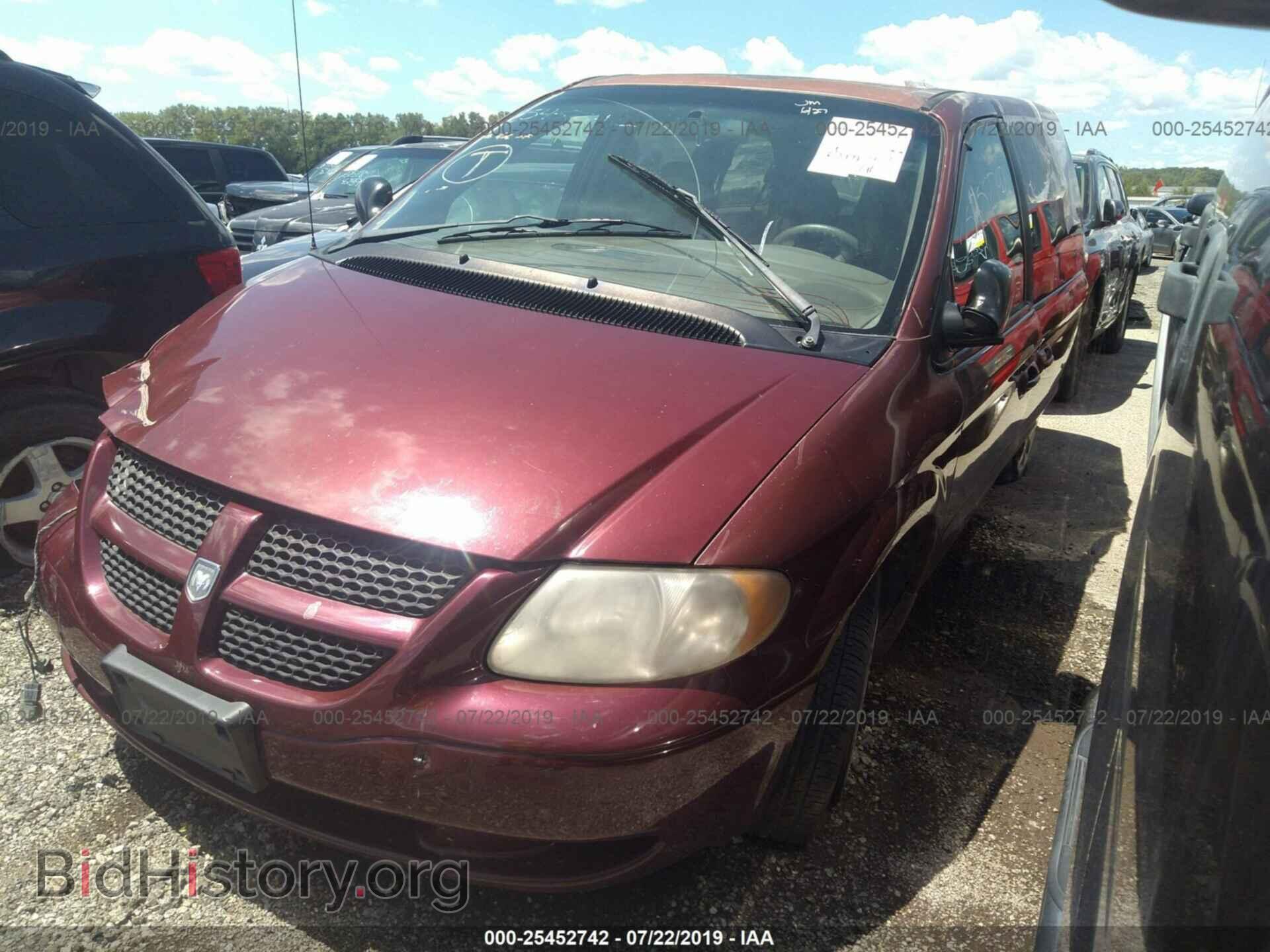 2002 DODGE GRAND CARAVAN - VIN: 2B4GP44302R697343 - Фото 2