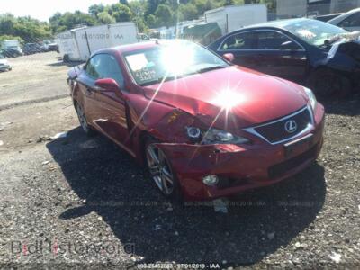 2012 Lexus IS 250, red — VIN JTHFF2C2XC2521669, IAAI