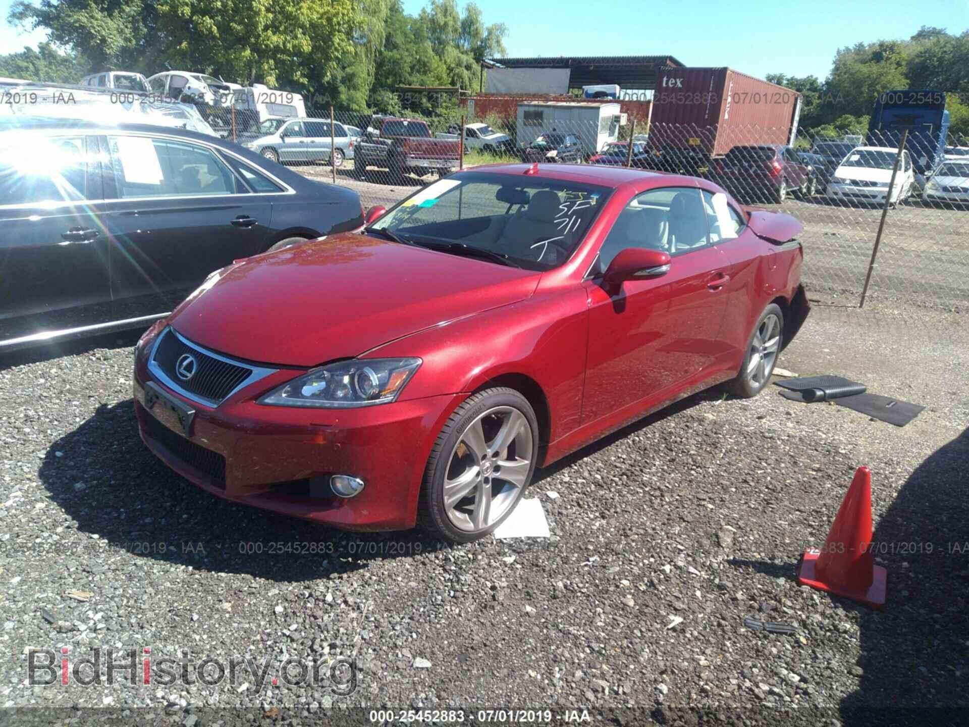 2012 LEXUS IS - VIN: JTHFF2C2XC2521669 - Фото 2