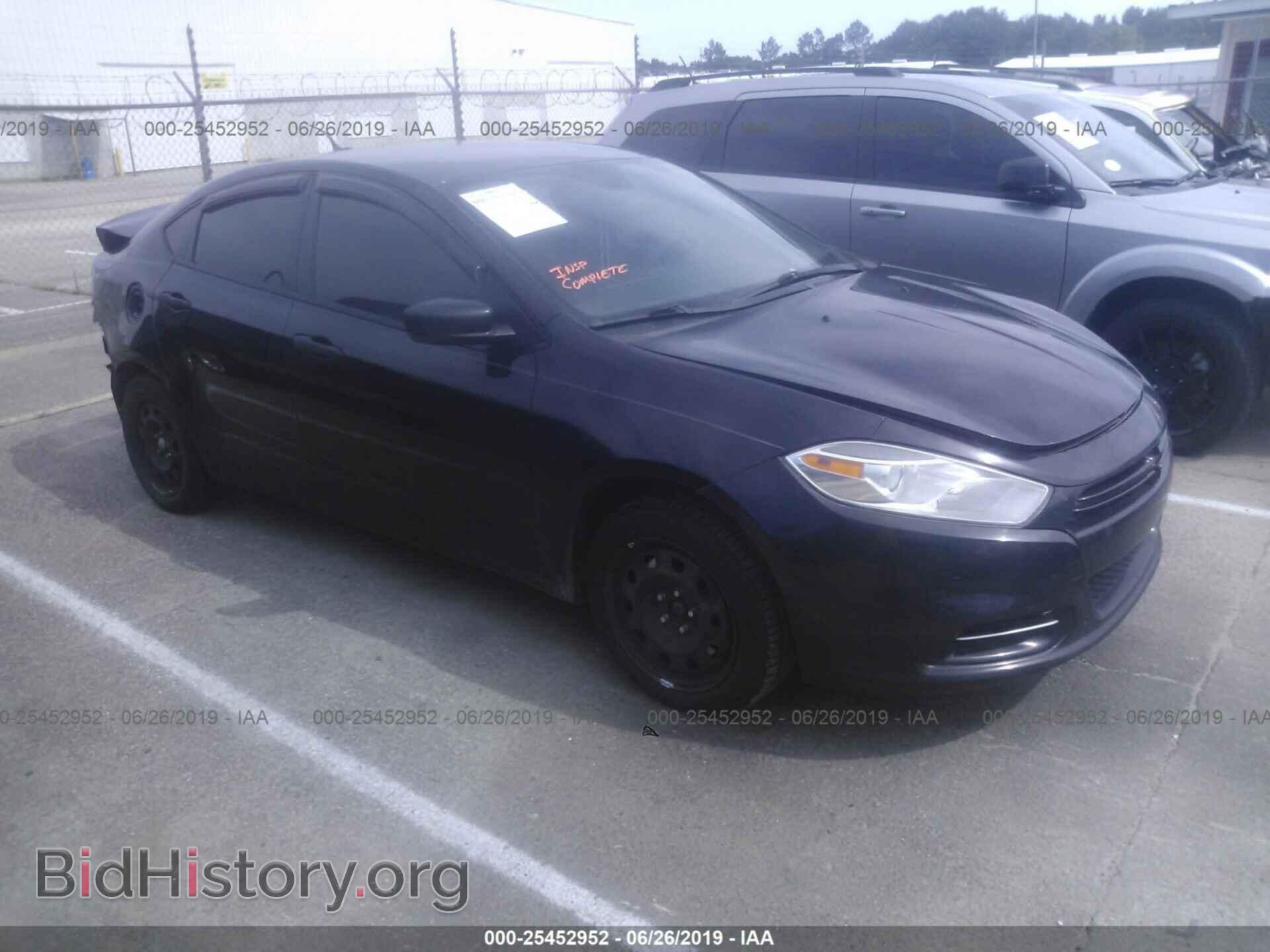 Photo 1C3CDFAA2DD100454 - DODGE DART 2013