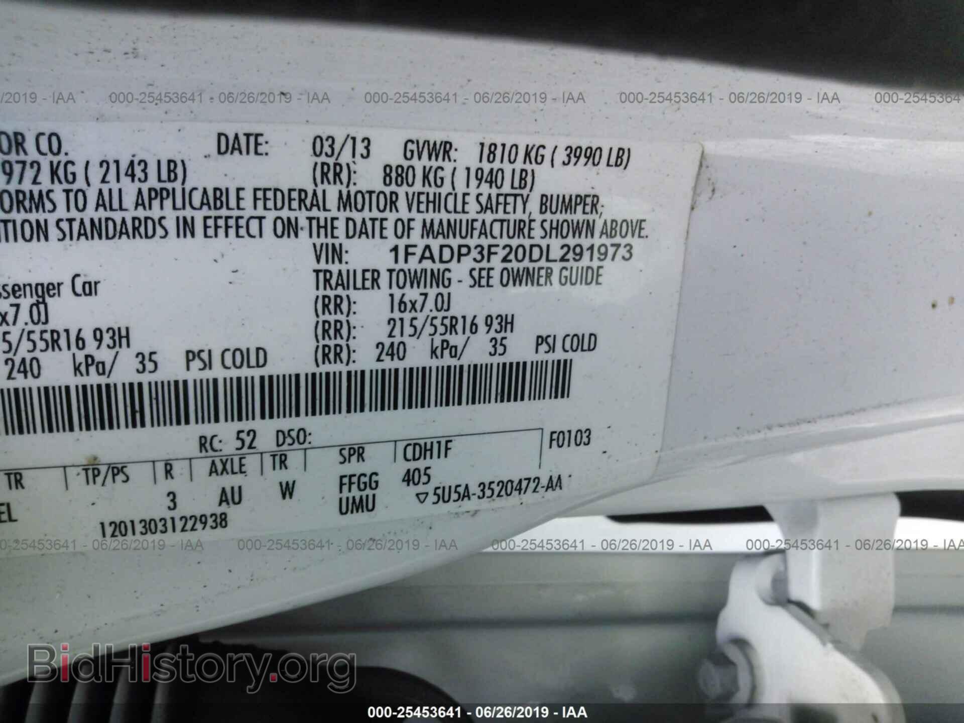 2013 FORD FOCUS - VIN: 1FADP3F20DL291973 - Photo 9