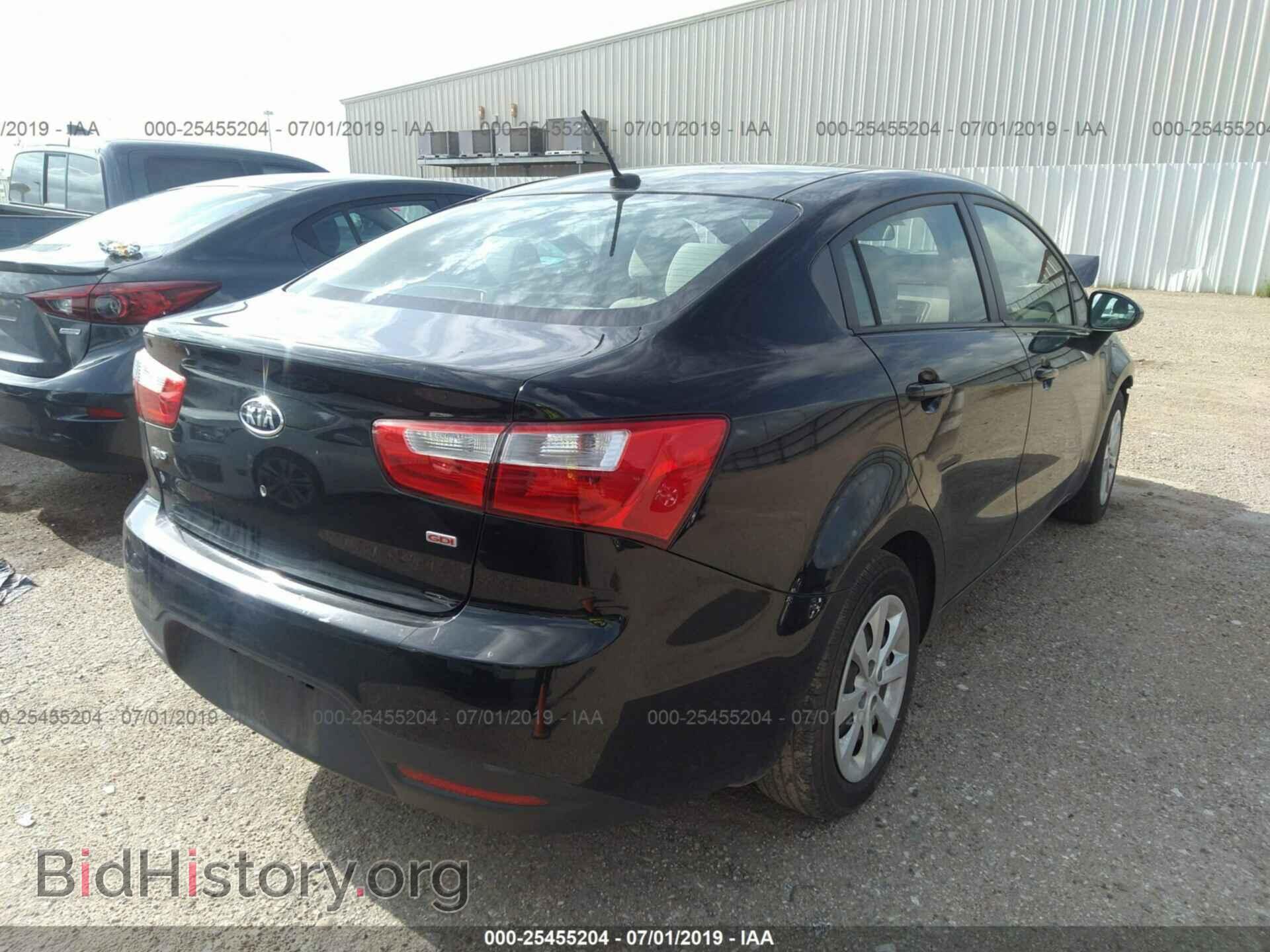 2013 KIA RIO - VIN: KNADM4A36D6110623 - Фото 4