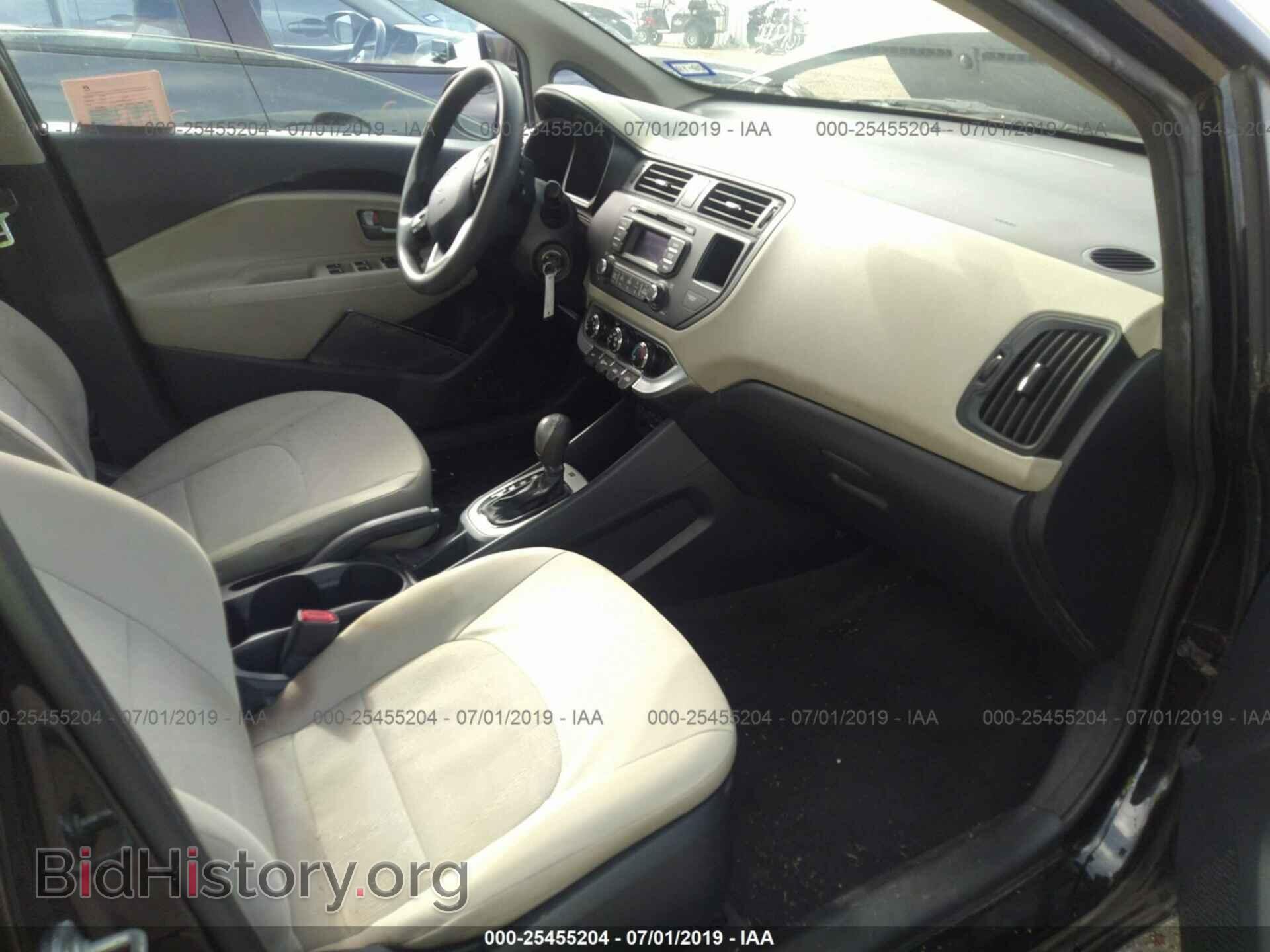 2013 KIA RIO - VIN: KNADM4A36D6110623 - Фото 5
