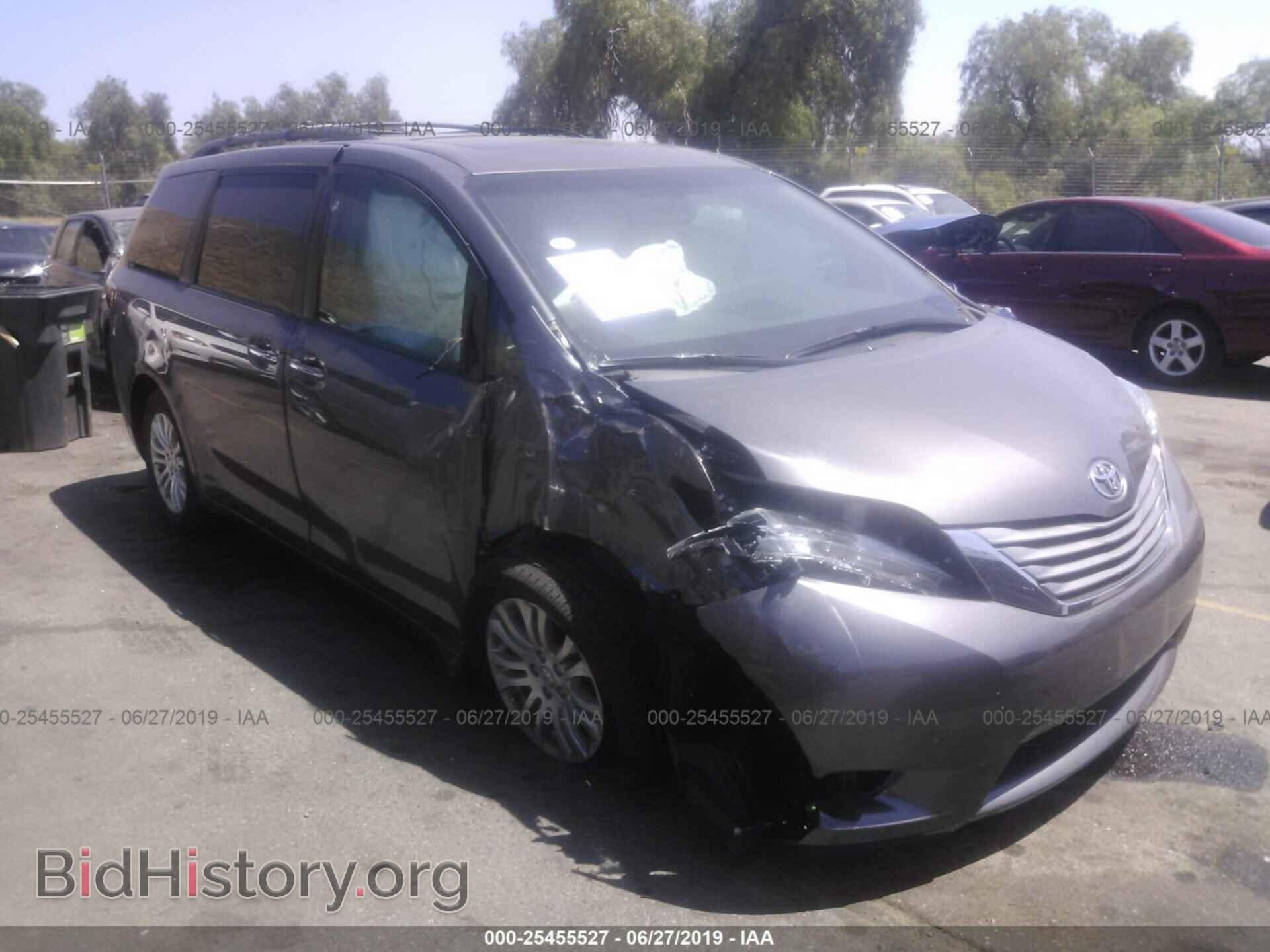 Photo 5TDYZ3DCXHS891986 - TOYOTA SIENNA 2017