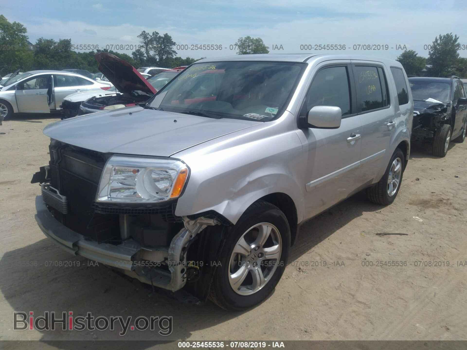 2014 HONDA PILOT - VIN: 5FNYF4H53EB029820 - Фото 2