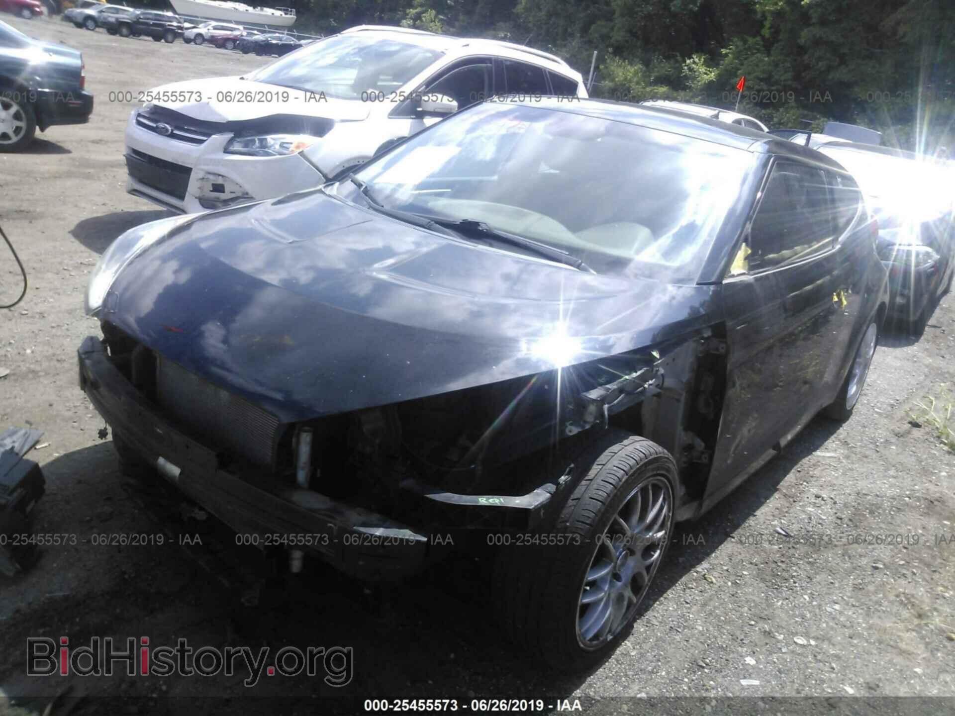 2013 HYUNDAI VELOSTER - VIN: KMHTC6AD7DU111048 - Фото 2
