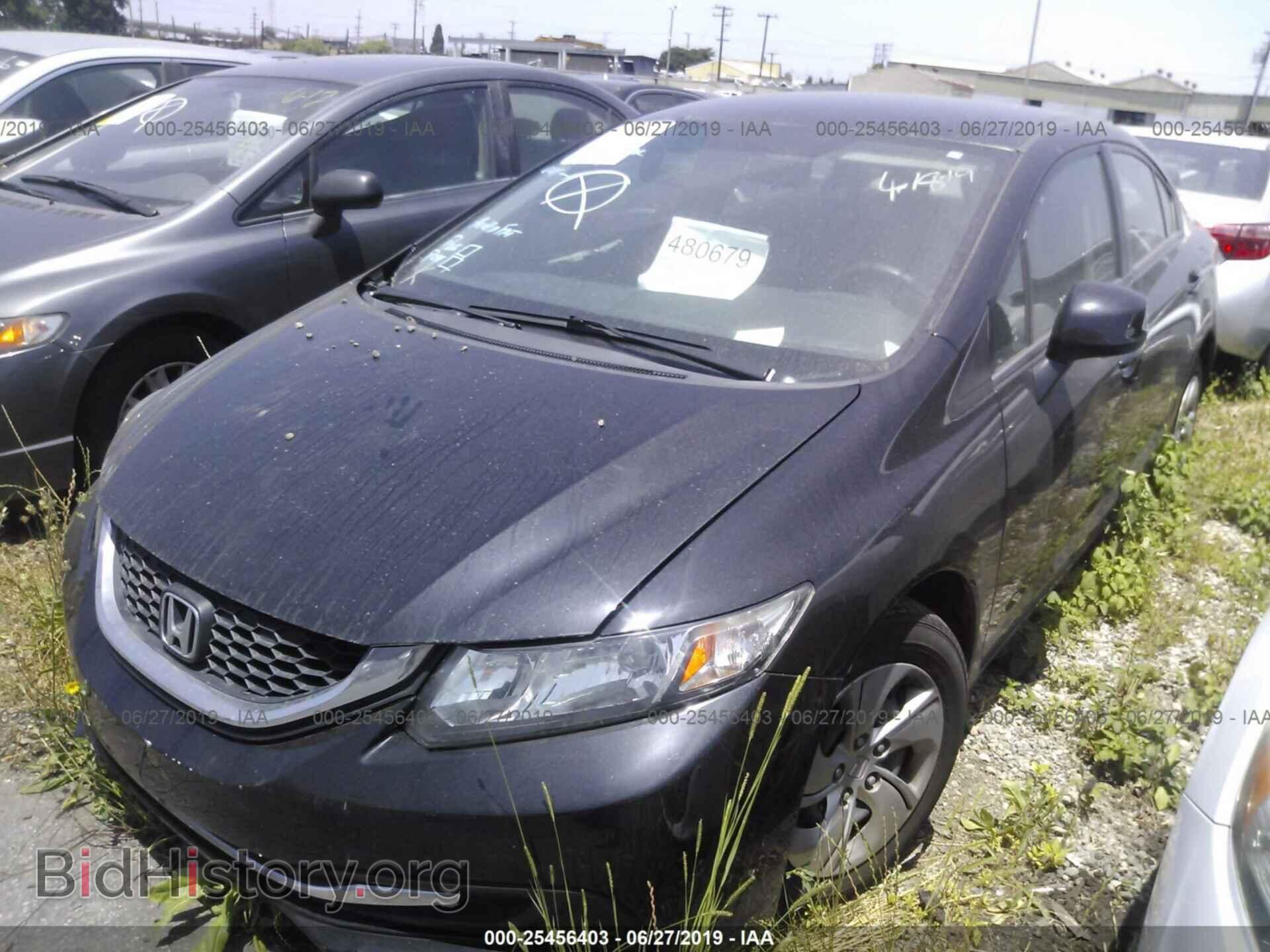 2013 HONDA CIVIC - VIN: 19XFB2F51DE074009 - Фото 2