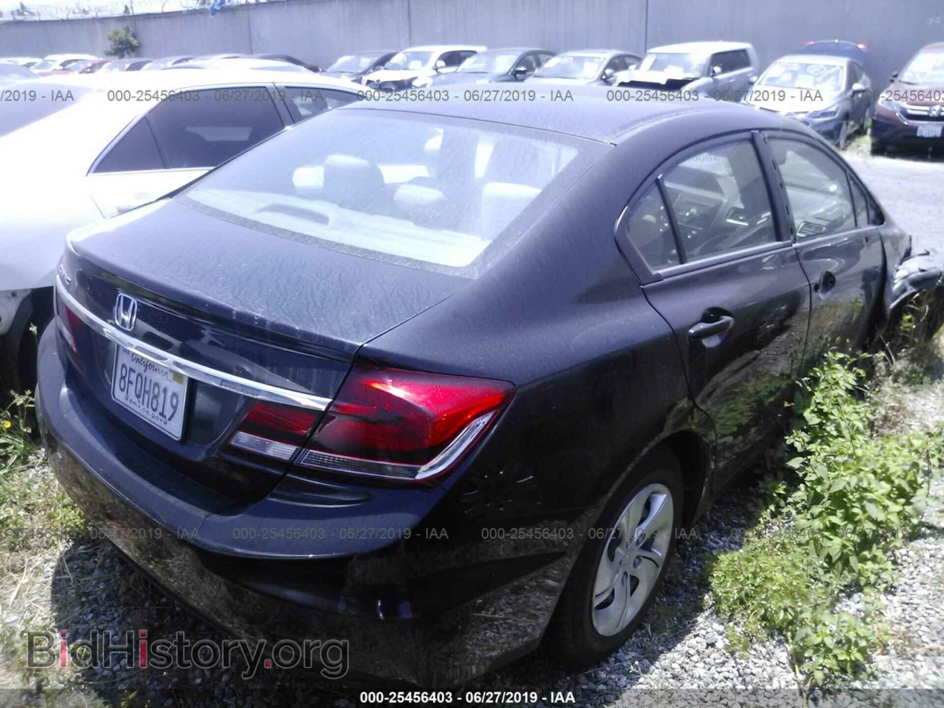 2013 HONDA CIVIC - VIN: 19XFB2F51DE074009 - Фото 4