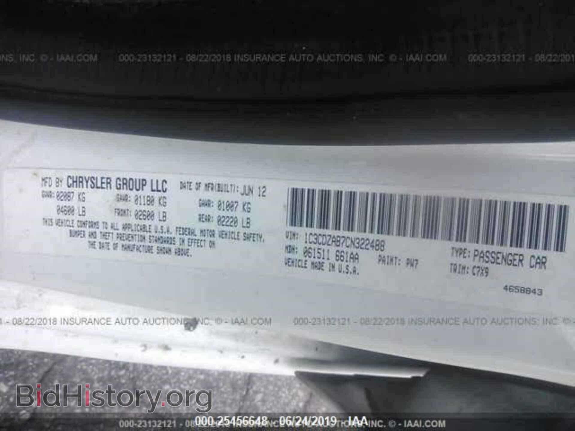2012 DODGE AVENGER - VIN: 1C3CDZAB7CN322488 - Photo 9