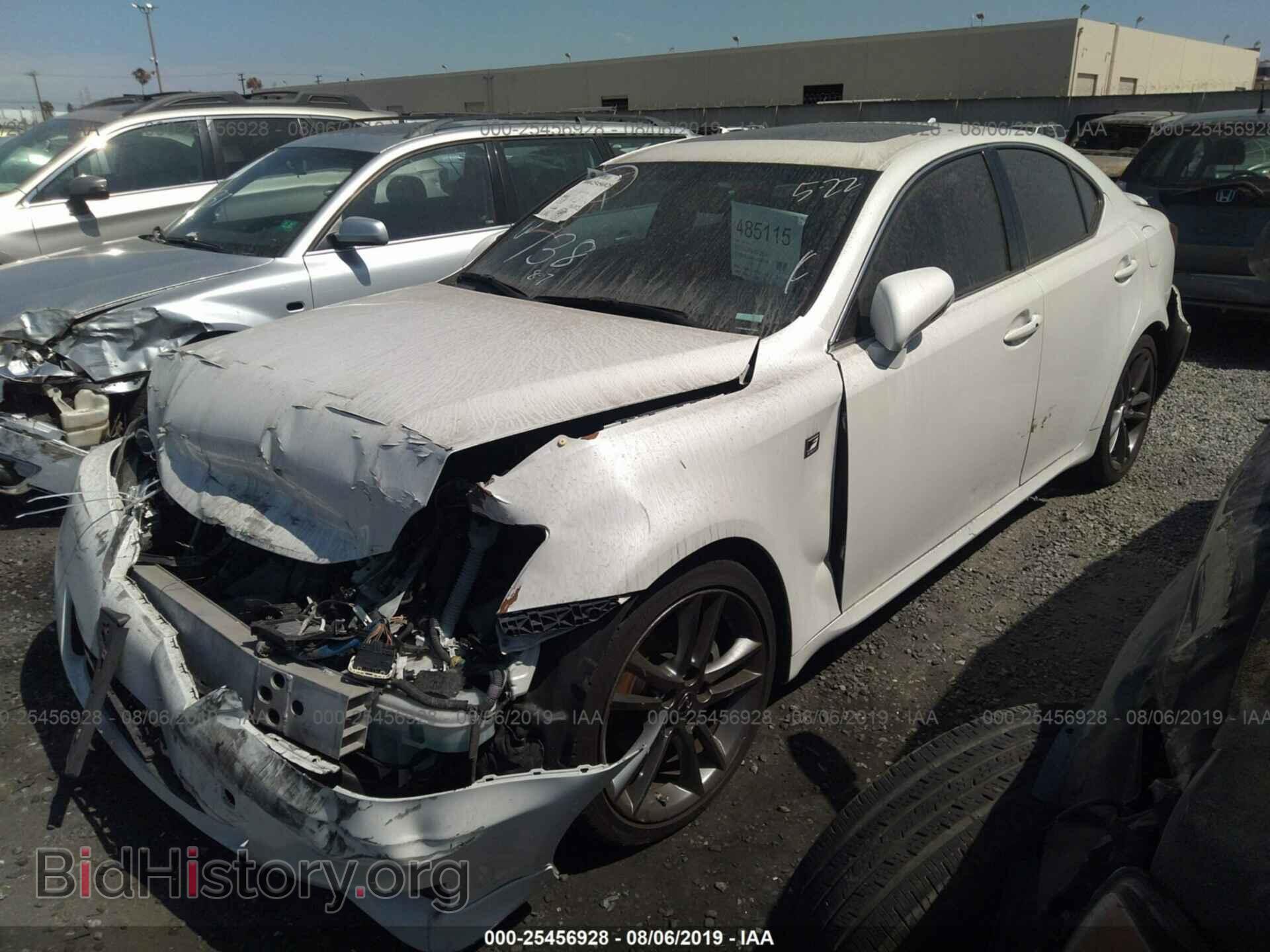 2011 LEXUS IS - VIN: JTHBF5C2XB5148176 - Фото 2