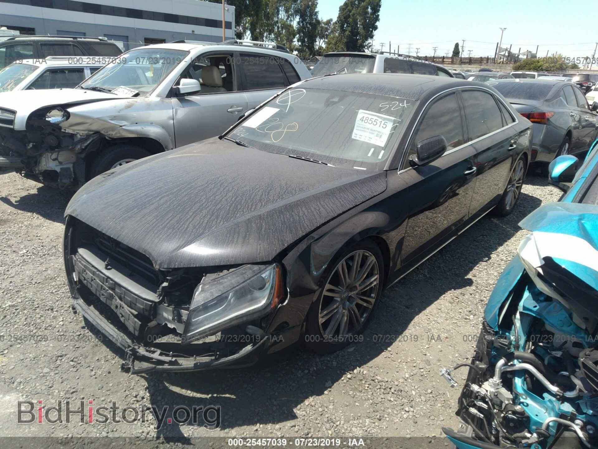 2013 AUDI A8 - VIN: WAURGAFD8DN032090 - Photo 2