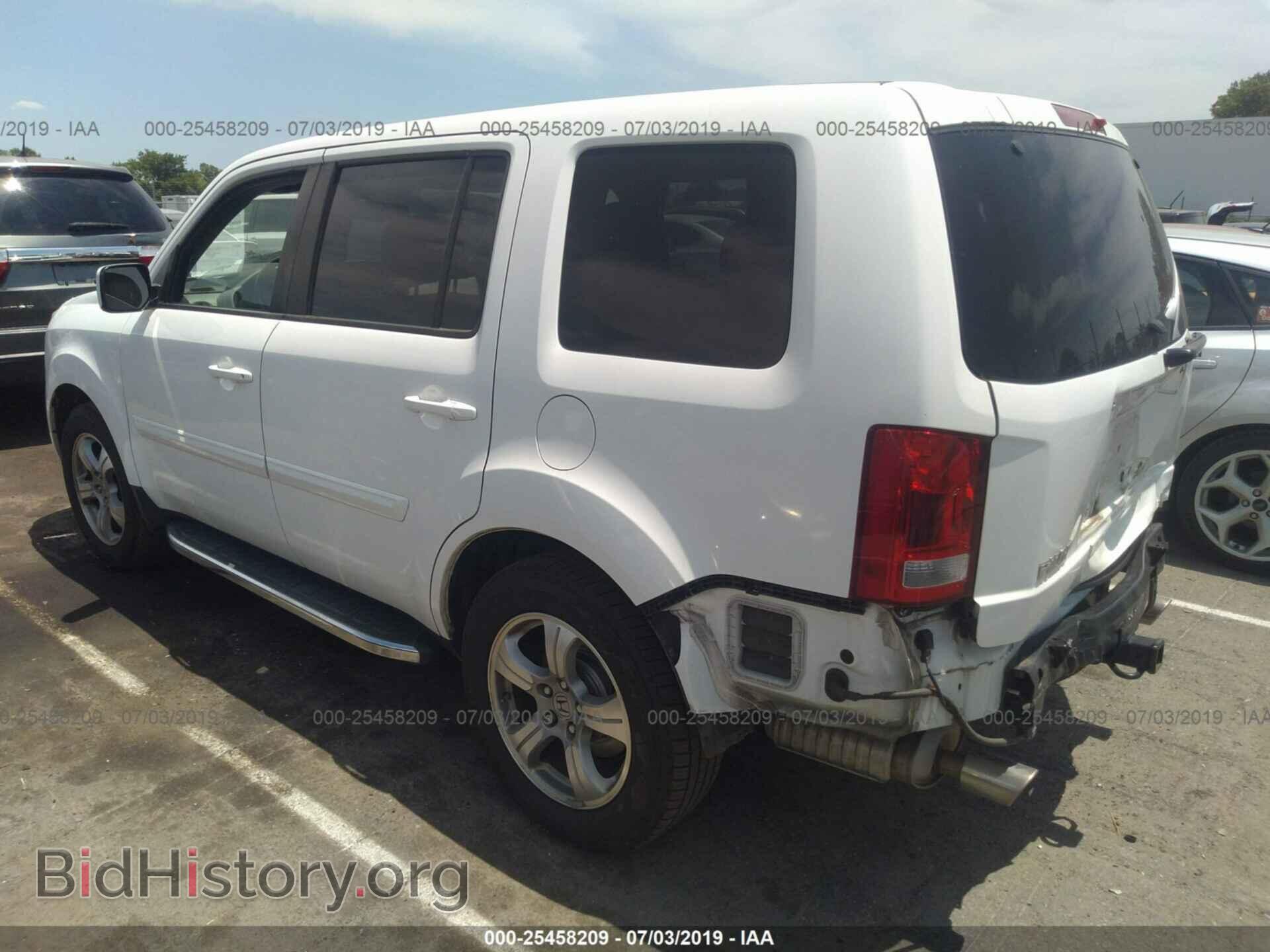 2013 HONDA PILOT - VIN: 5FNYF3H62DB015375 - Фото 3