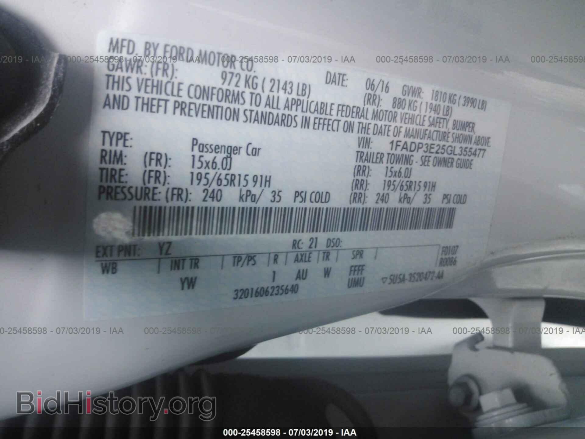2016 FORD FOCUS - VIN: 1FADP3E25GL355477 - Photo 9
