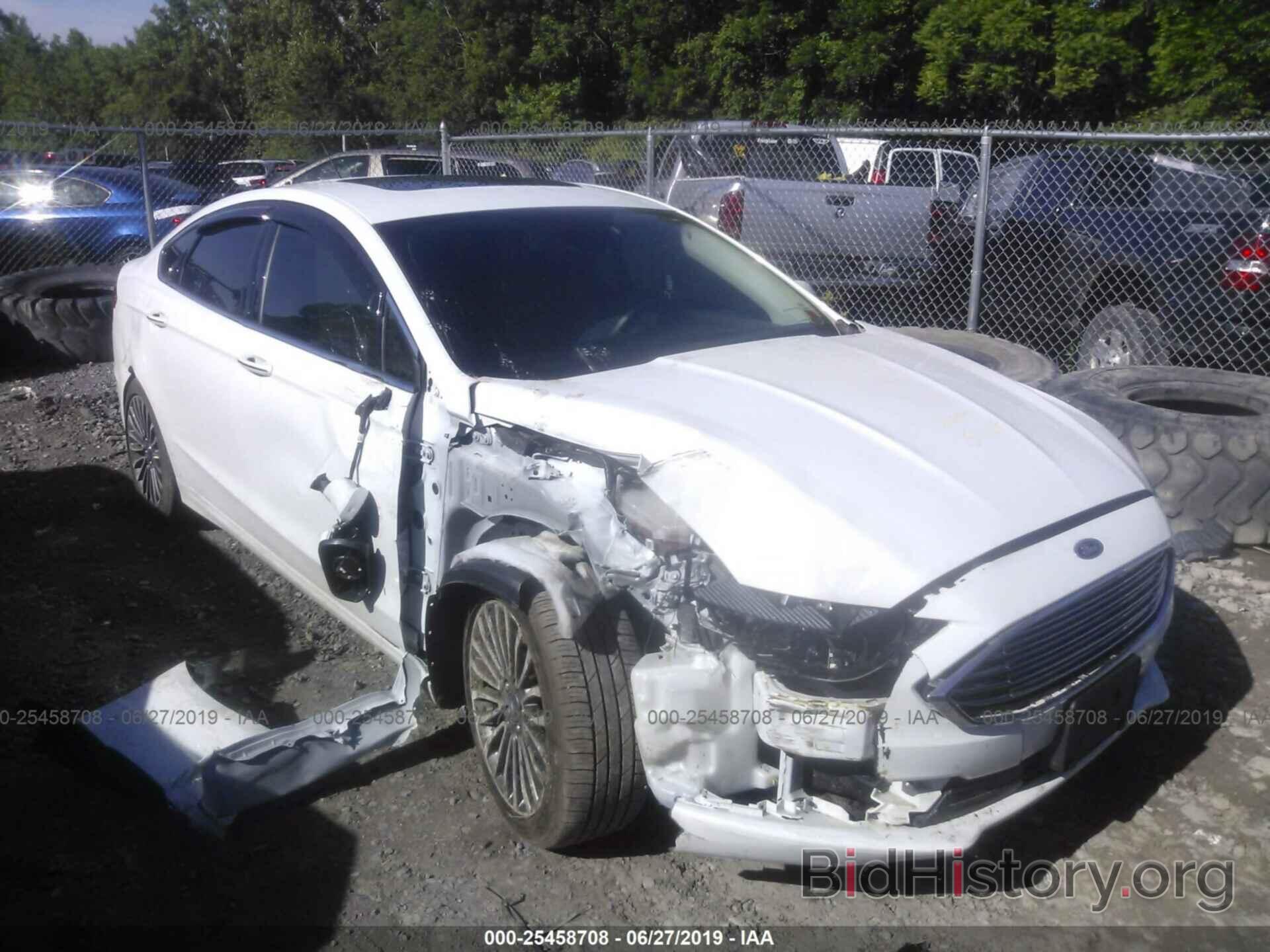 Photo 3FA6P0T94HR332041 - FORD FUSION 2017