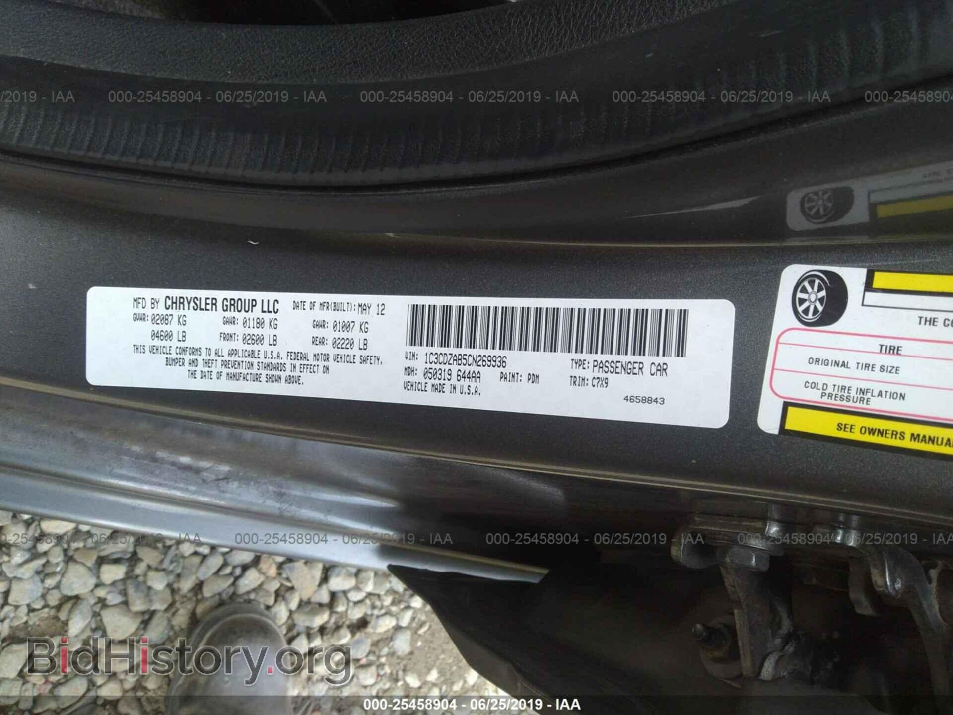 2012 DODGE AVENGER - VIN: 1C3CDZAB5CN269936 - Photo 9