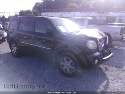 2010 Honda PILOT Touring, черный — VIN 5FNYF4H98AB025209, IAAI
