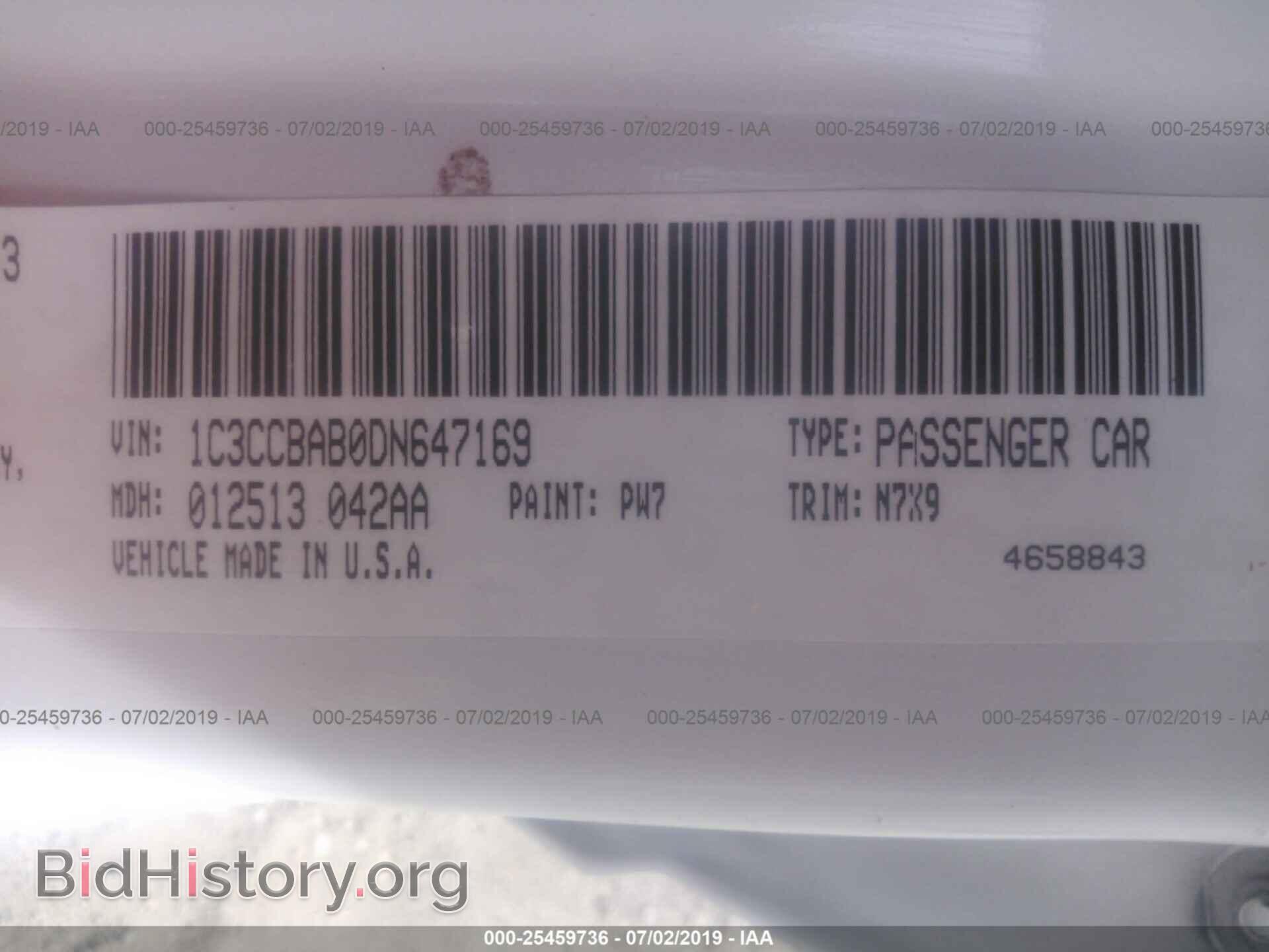 2013 CHRYSLER 200 - VIN: 1C3CCBAB0DN647169 - Photo 9