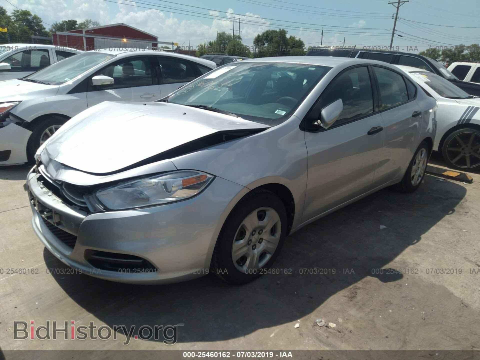 2013 DODGE DART - VIN: 1C3CDFAA7DD225207 - Фото 2