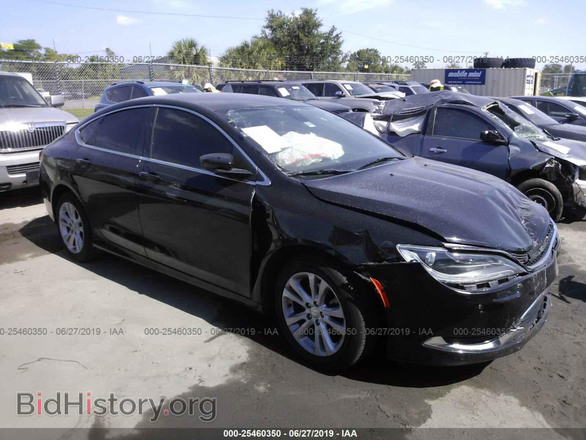 Фотография 1C3CCCAB1GN159813 - CHRYSLER 200 2016