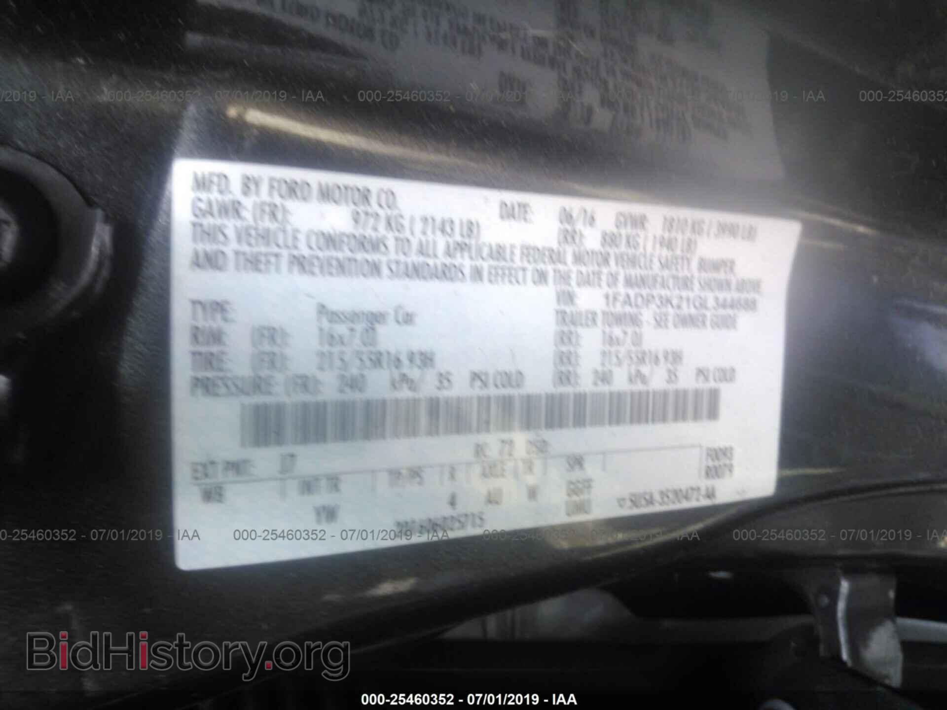 2016 FORD FOCUS - VIN: 1FADP3K21GL344688 - Photo 9