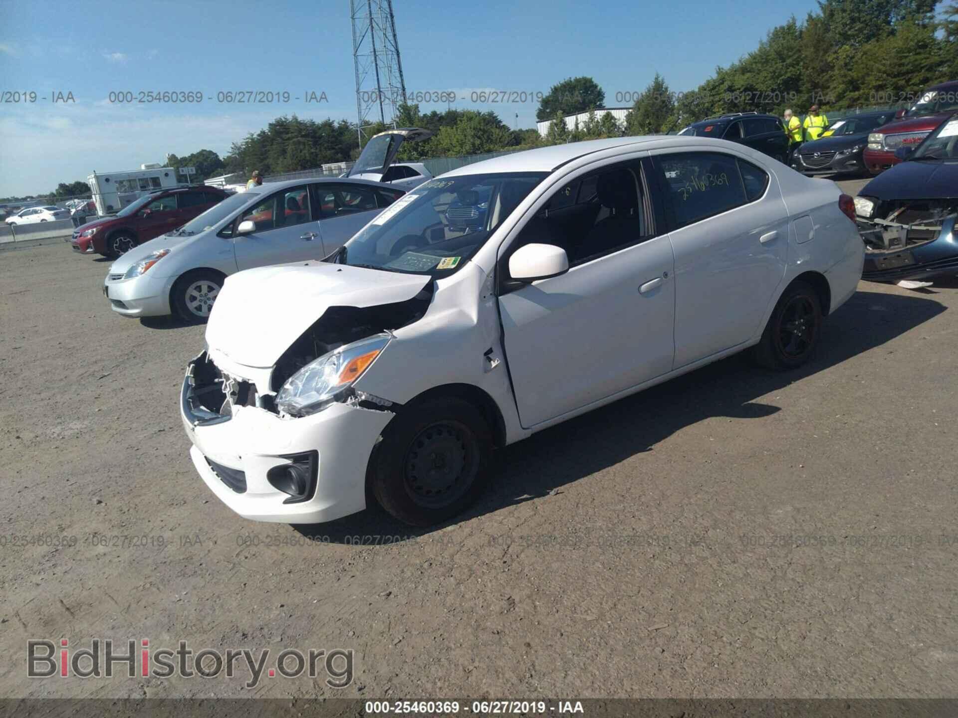 2017 MITSUBISHI MIRAGE - VIN: ML32F3FJ1HHF20171 - Фото 2